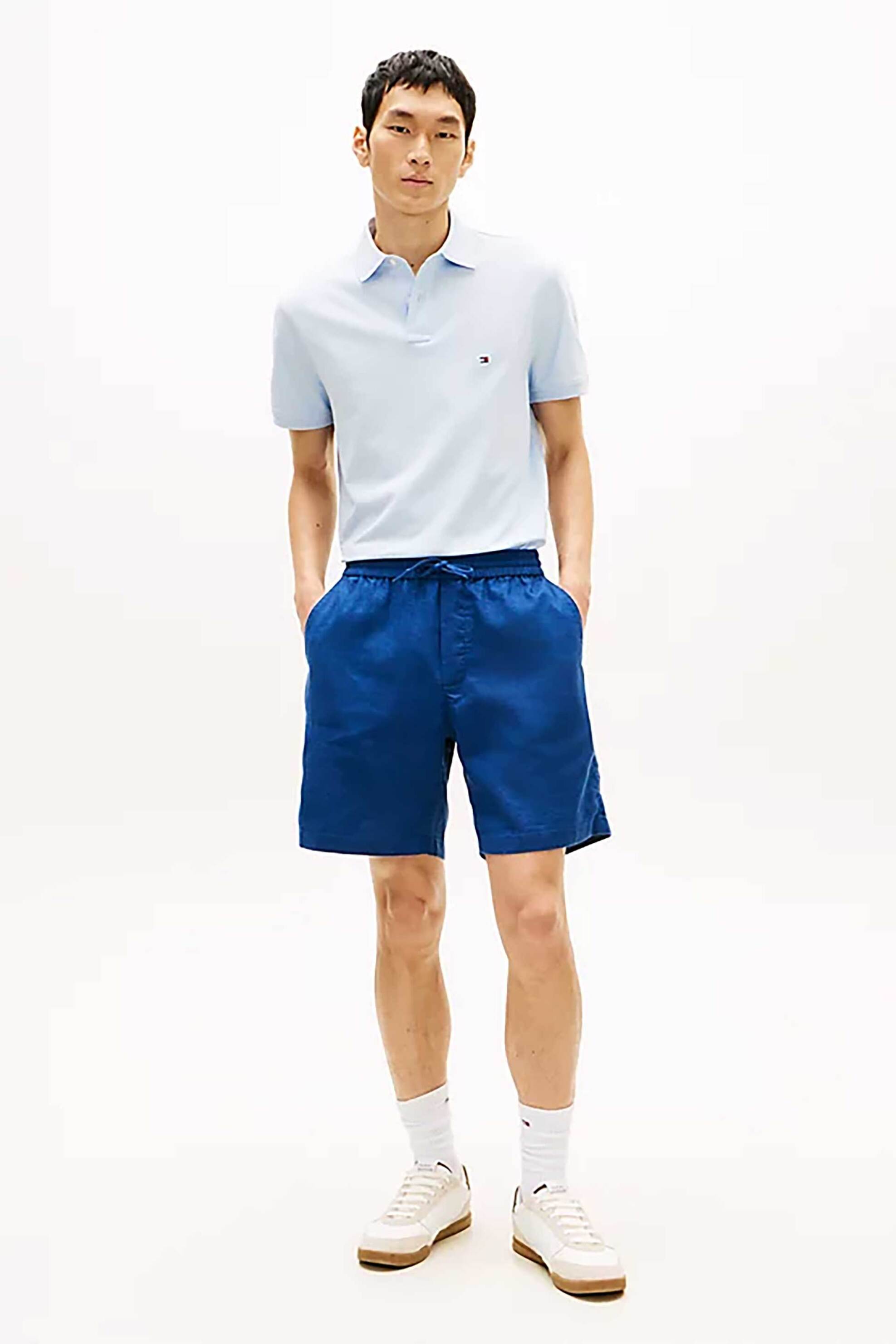 Tommy Hilfiger ανδρική βερμούδα chino Regular Fit - MW0MW44353 Μπλε