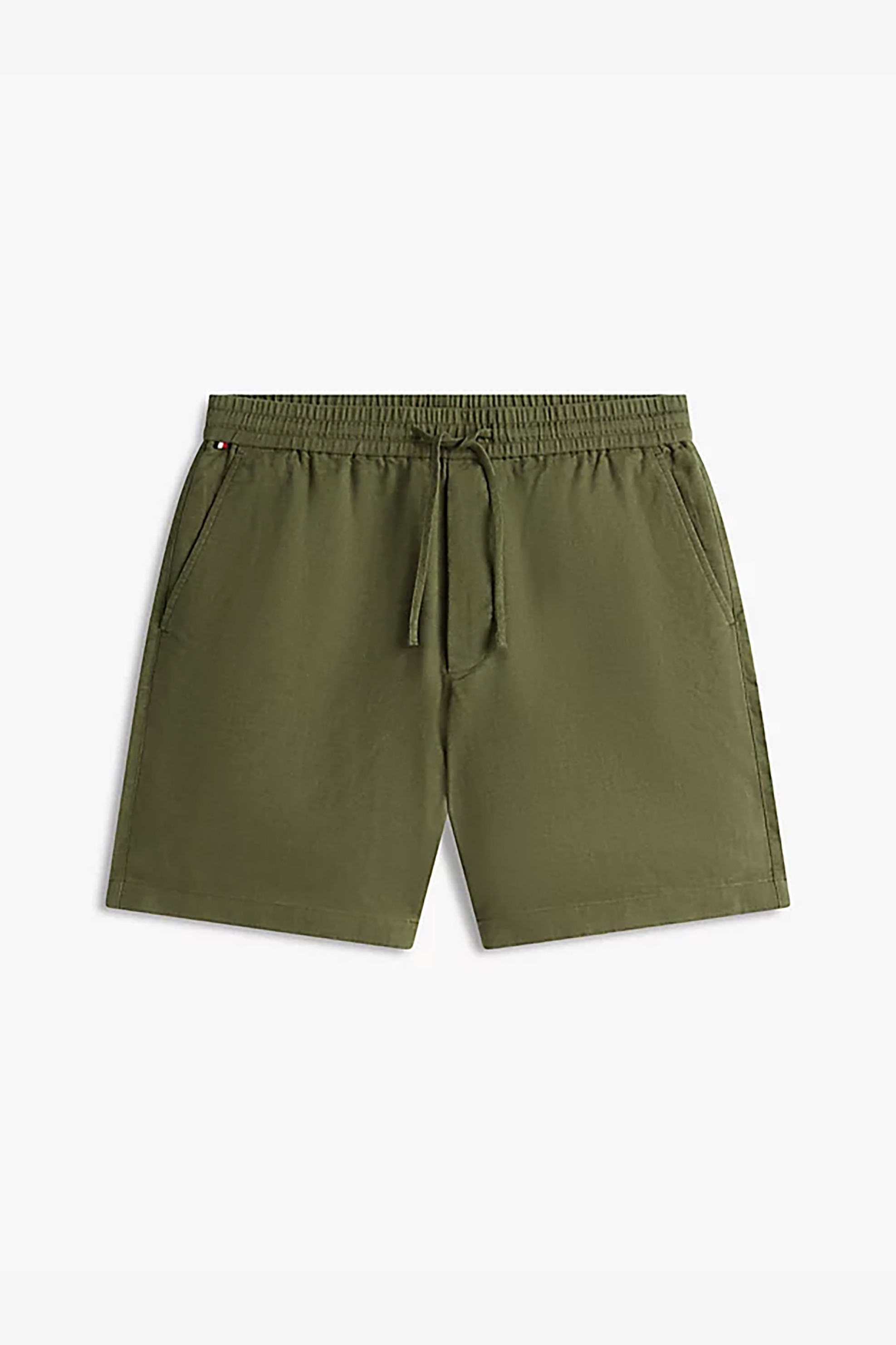 Tommy Hilfiger Ανδρική Βερμούδα Chino Regular Fit - Mw0Mw44353 Χακί