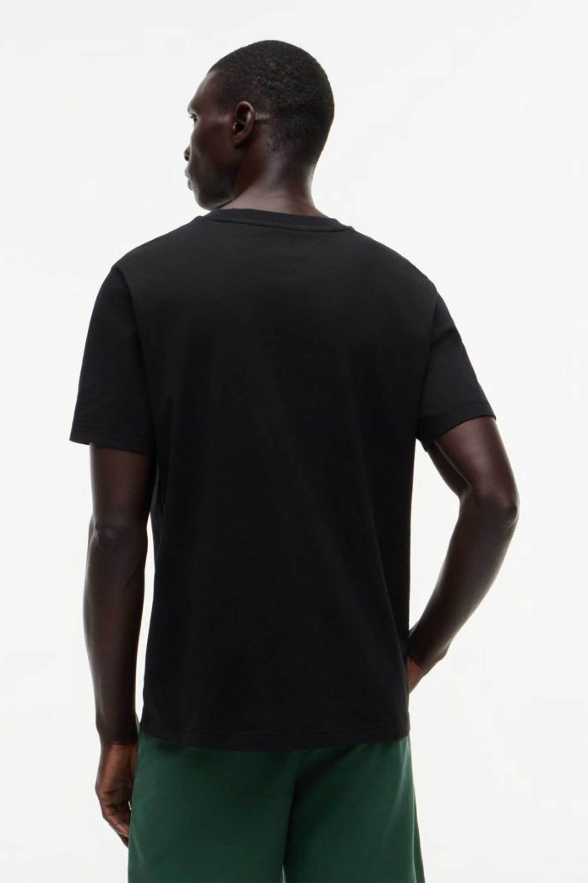 Tommy Hilfiger Ανδρικό T-Shirt με Λογότυπο Regular Fit - Mw0Mw43224 Μαύρο