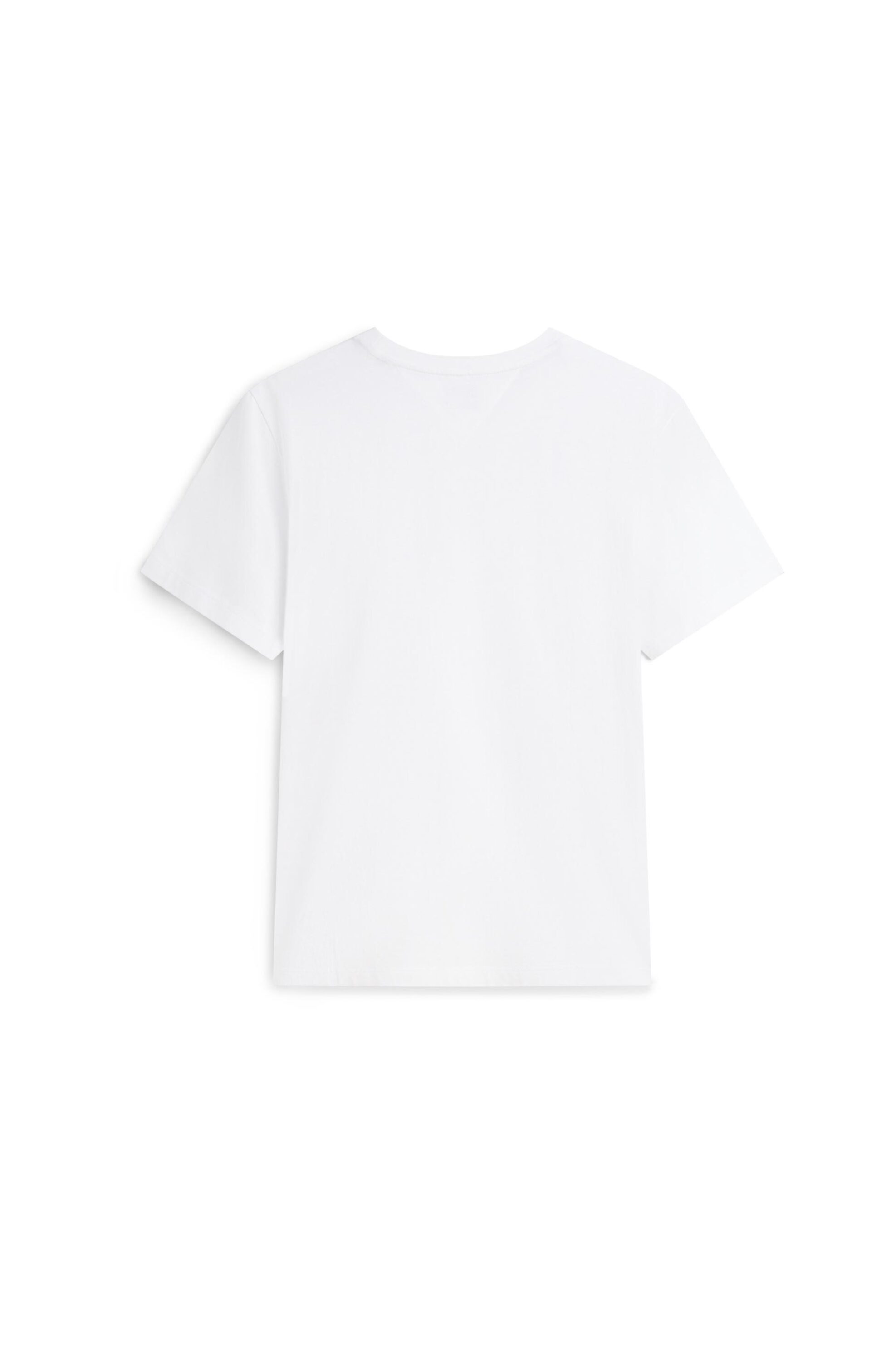 Tommy Hilfiger Ανδρικό T-Shirt με Λογότυπο Regular Fit - Mw0Mw44361 Λευκό