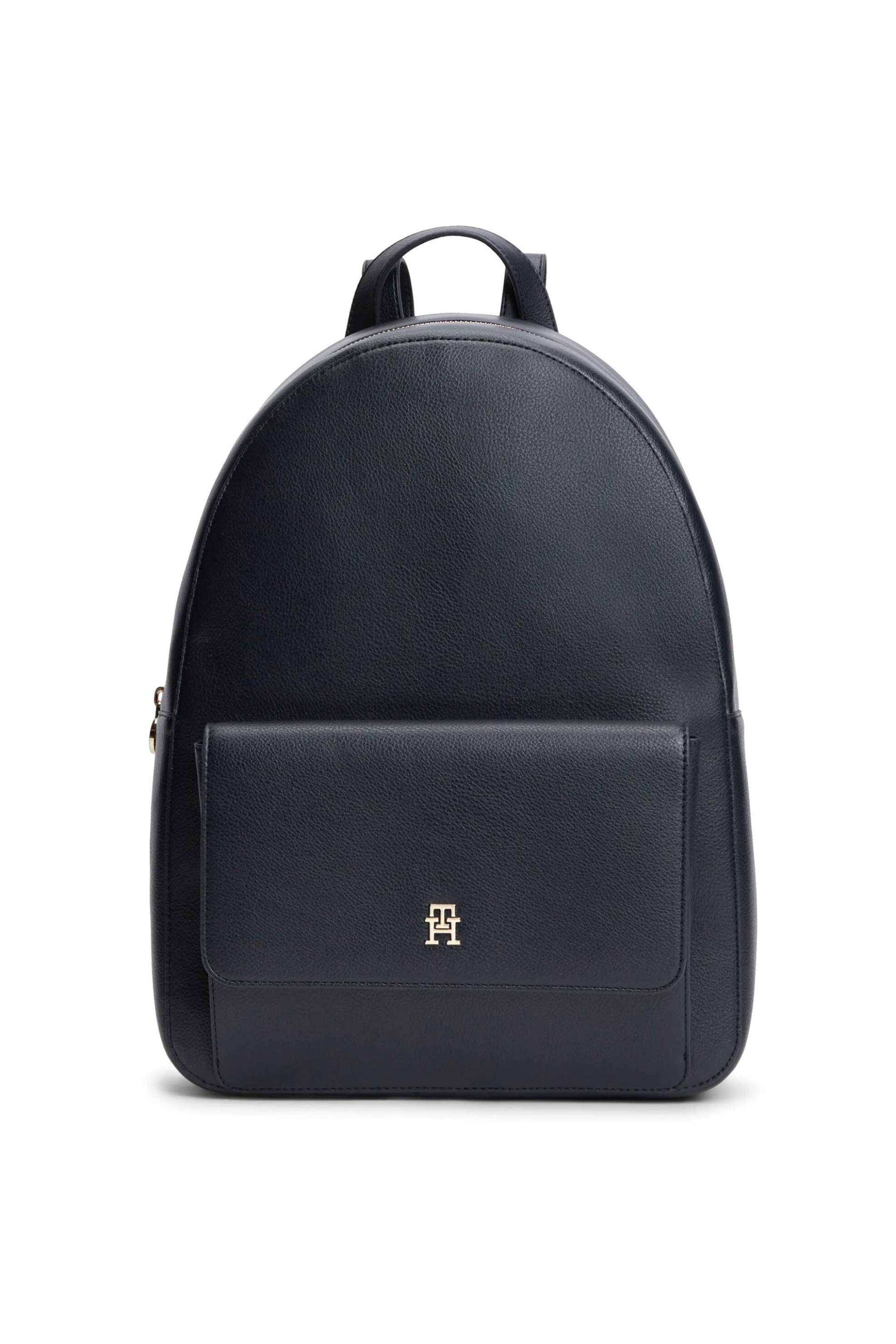 TOMMY HILFIGER Tommy Hilfiger γυναικείο backpack με λογότυπο - AW0AW18756 Μπλε Σκούρο
