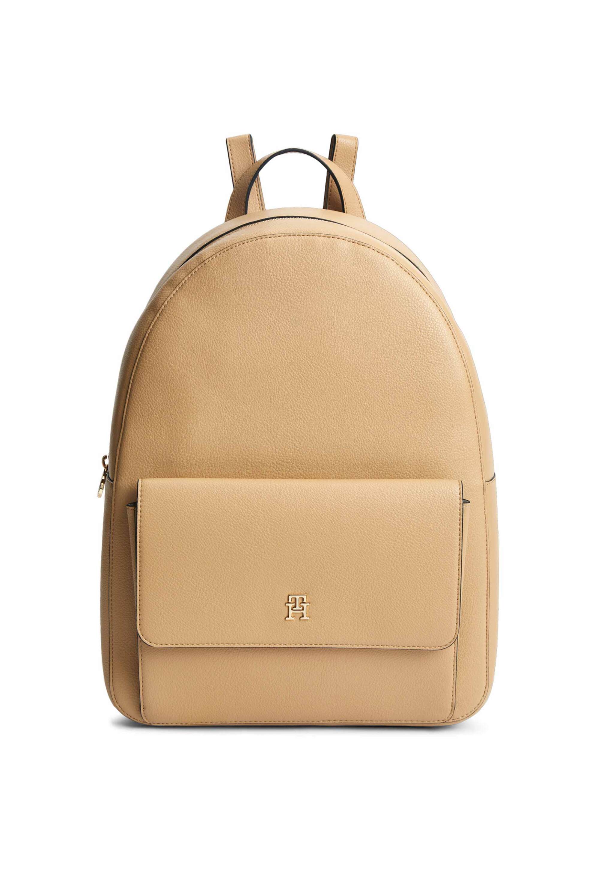 TOMMY HILFIGER Tommy Hilfiger γυναικείο backpack με λογότυπο - AW0AW18756 Καμηλό