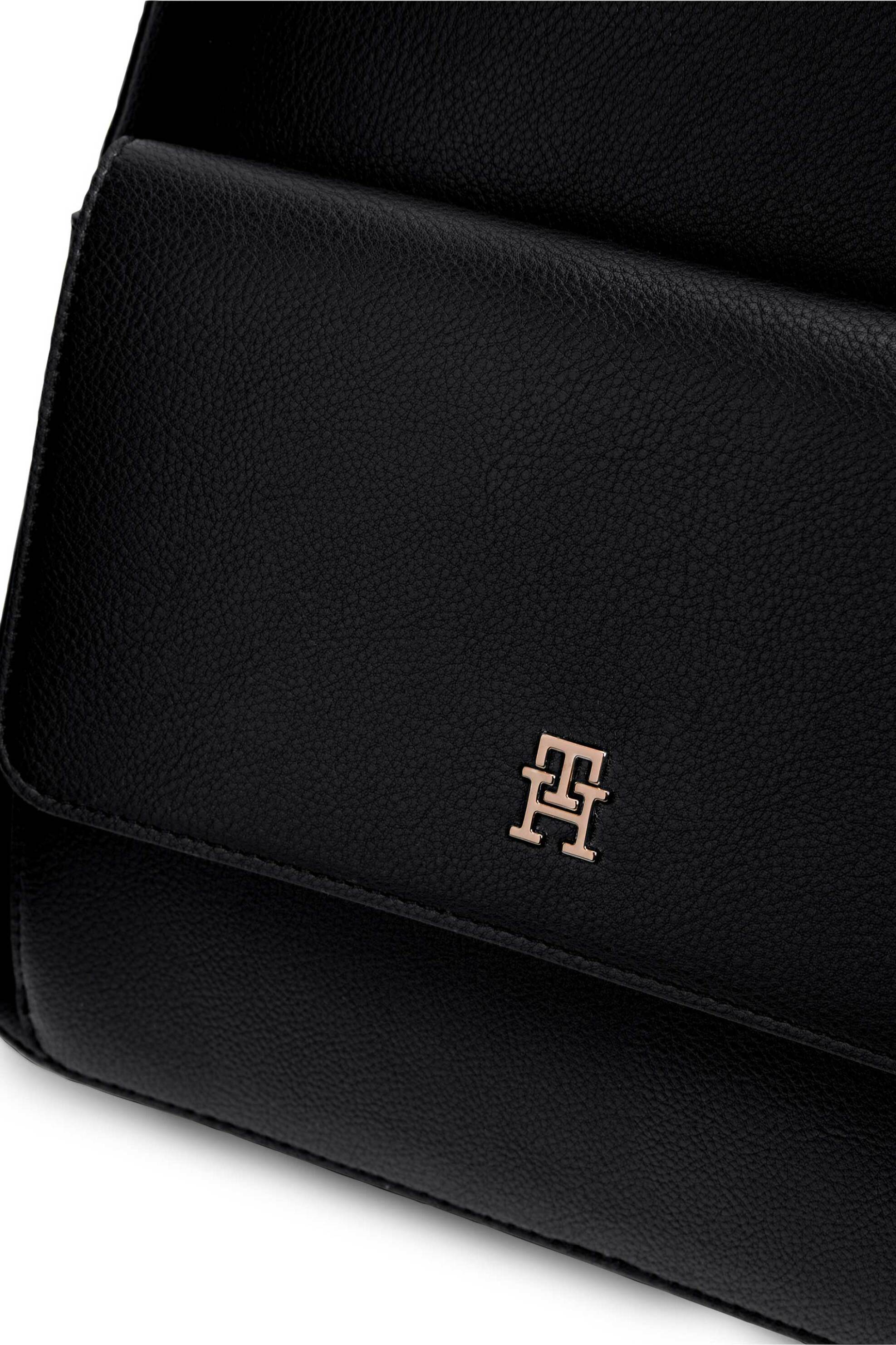 TOMMY HILFIGER Tommy Hilfiger γυναικείο backpack με λογότυπο - AW0AW18756 Μαύρο - 3