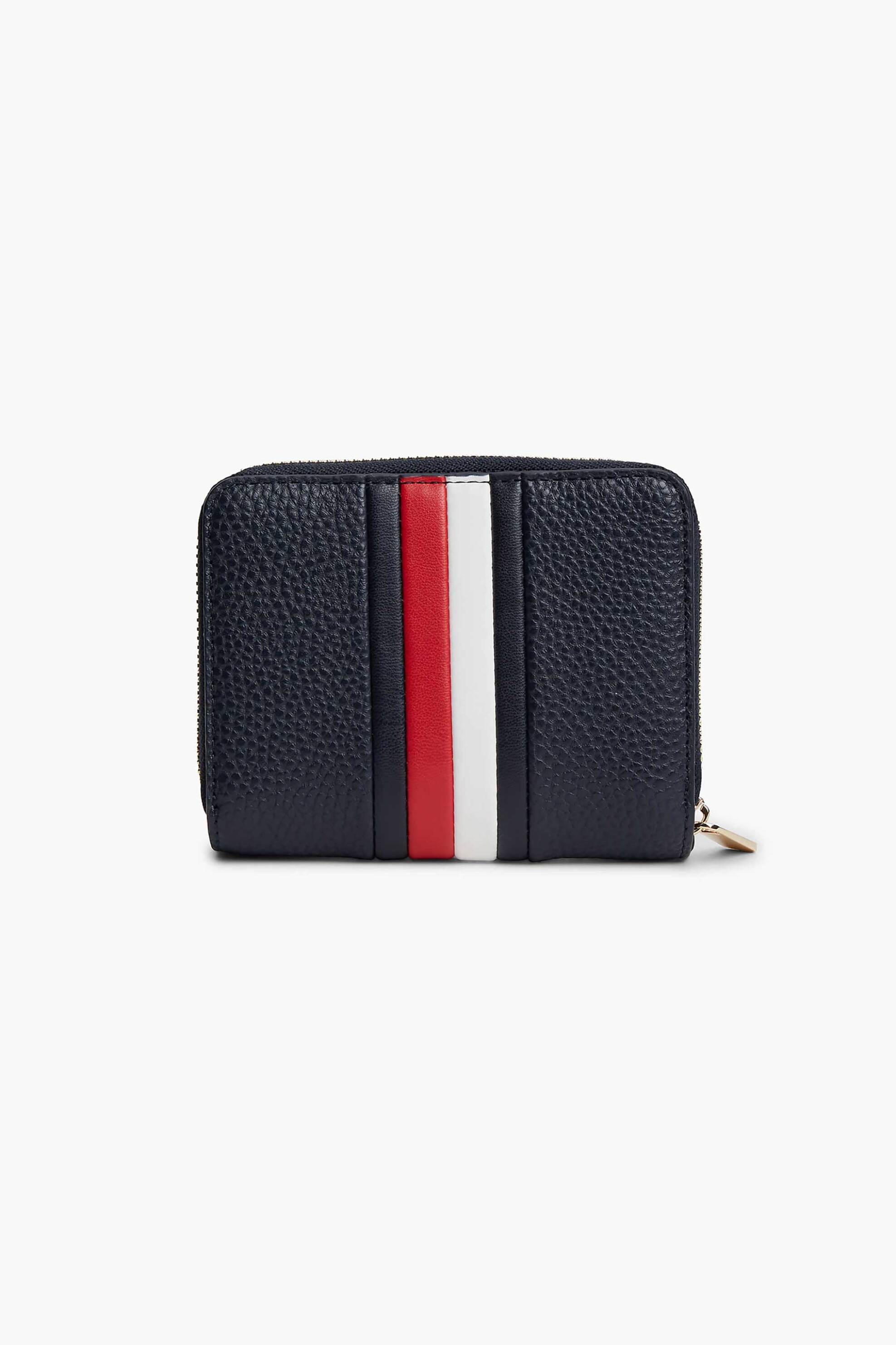 Tommy Hilfiger γυναικείο πορτοφόλι με μεταλλικό monogram - AW0AW19162 Μπλε Σκούρο