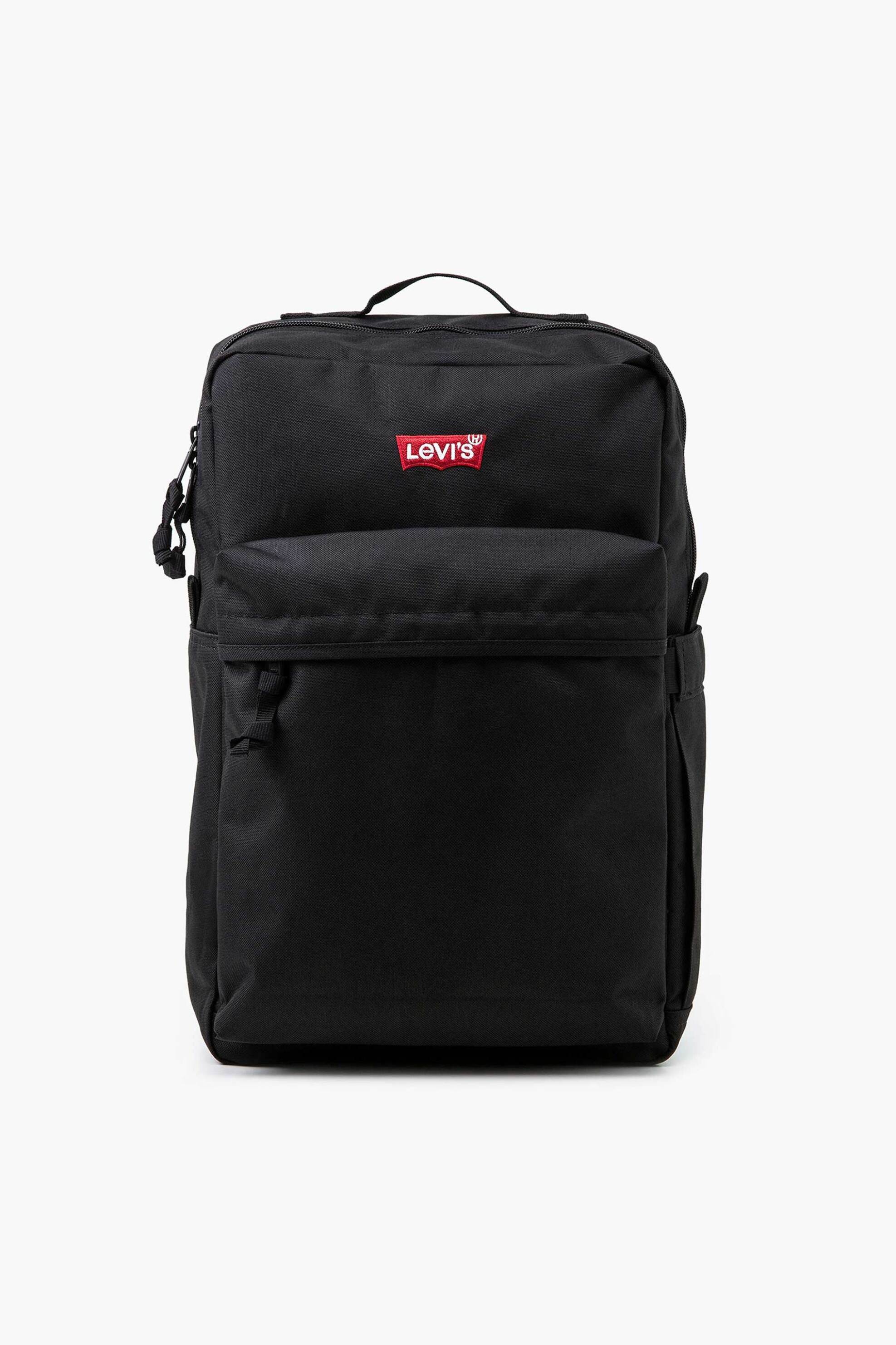 Levi's® ανδρικό σακίδιο πλάτης με logo patch "L-Pack Standard Issue" - 380040282 Μαύρο