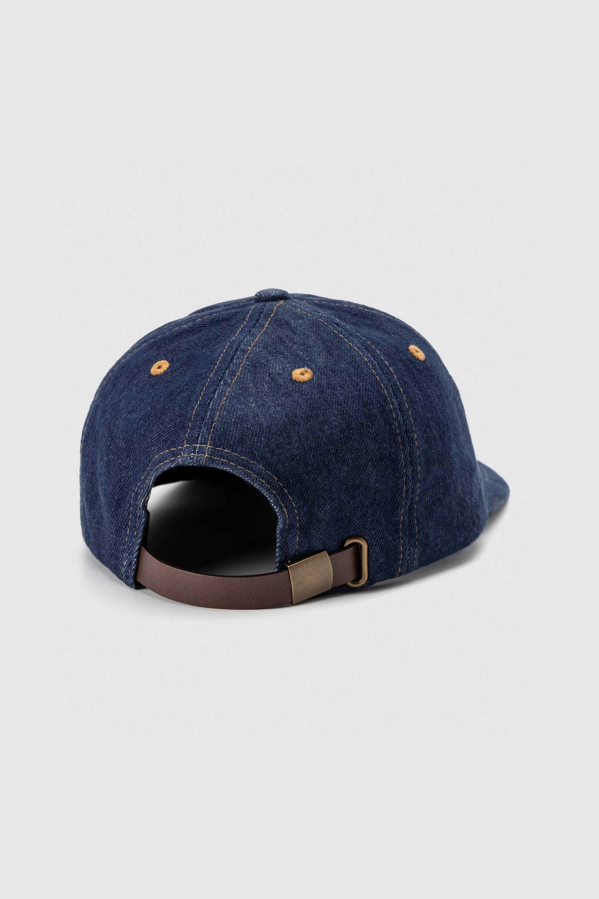 Levi&Apos S Ανδρικό Denim Καπέλο με Λογότυπο Dad Cap - 000A90005 Blue
