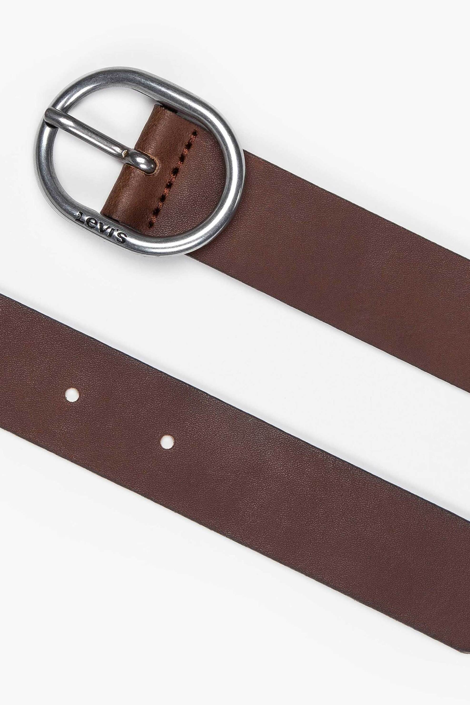 Levi&Apos S Ανδρική Ζώνη με Μεταλλική Αγκράφα Hermisilla - 374600090 Καφέ
