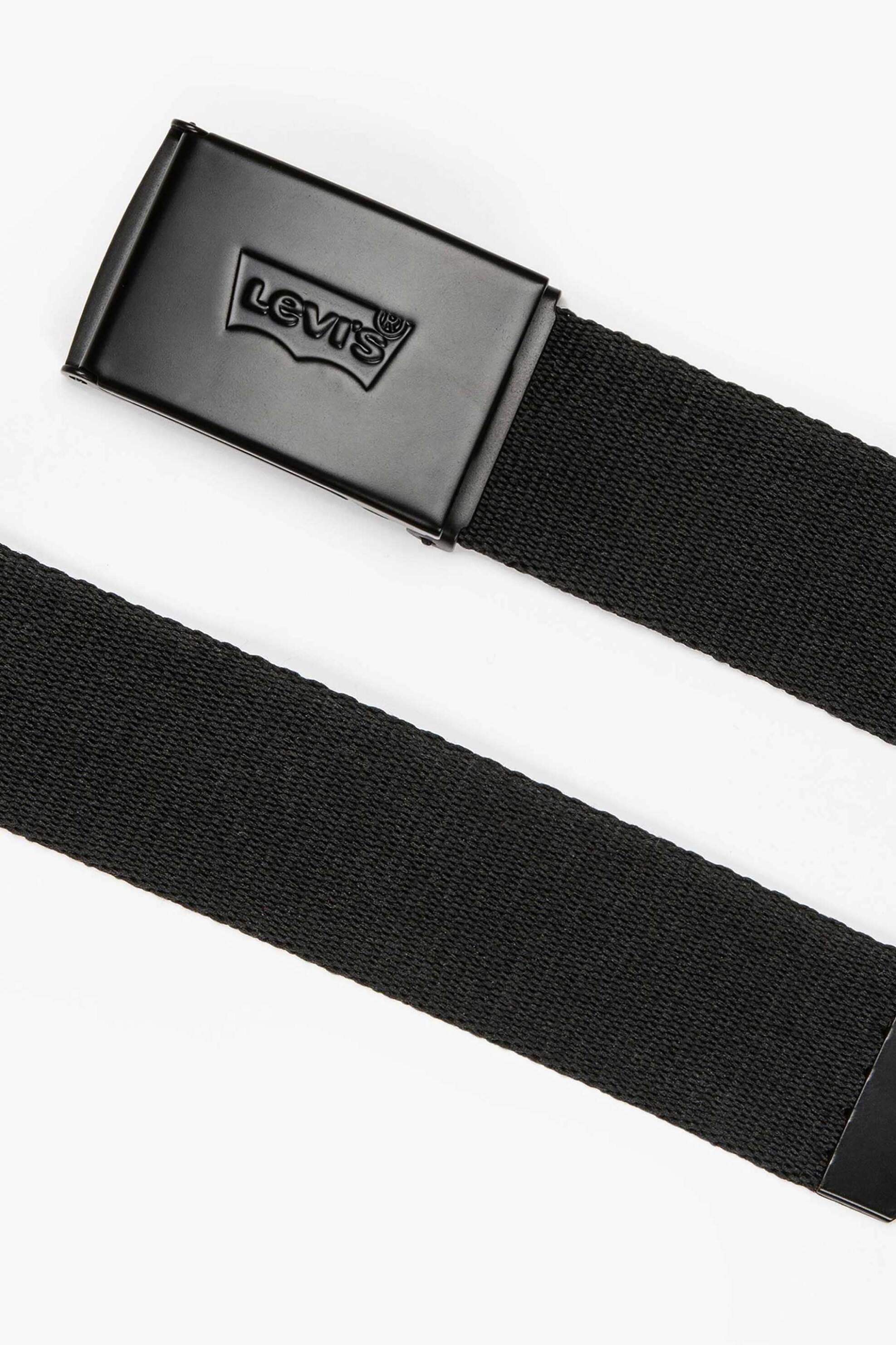 Levi&Apos S Ανδρική Ζώνη με Μεταλλικό Κούμπωμα - 380230030 Μαύρο