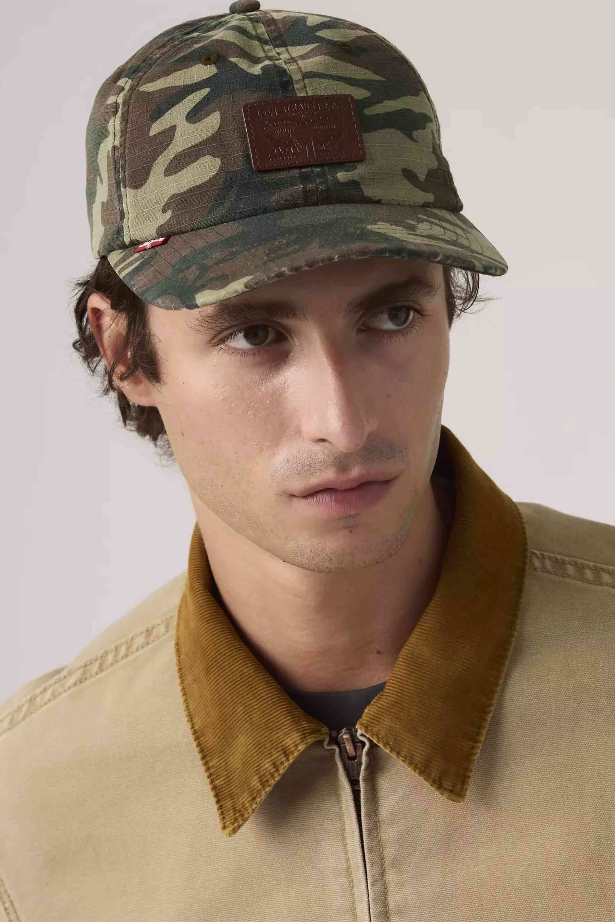 Levi&Apos S Ανδρικό Καπέλο Jockey Relaxed Dad Heritage - 000A90026 Χακί