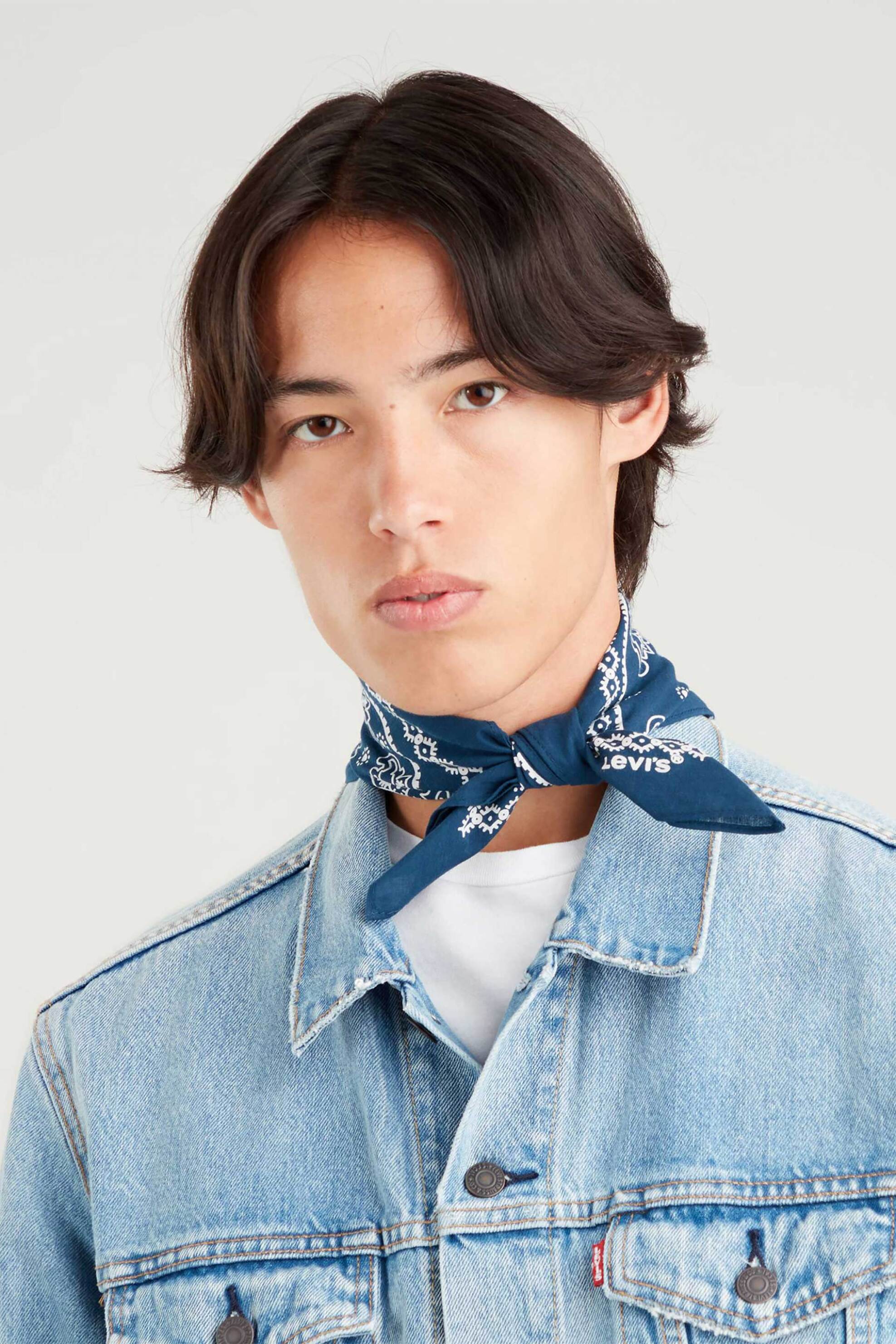 Levi's® unisex μπαντάνα "Paisley" - 771380630 Μπλε Σκούρο φωτογραφία