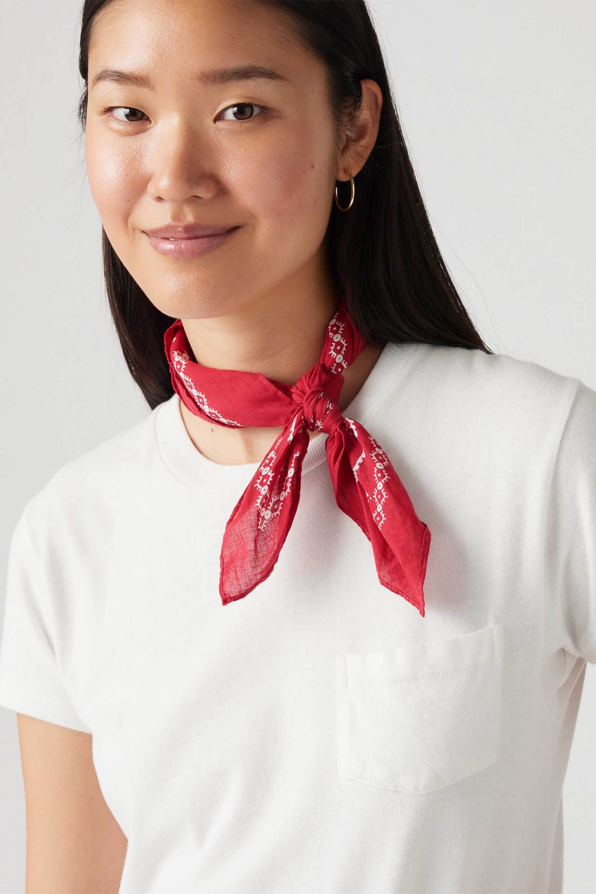 Levi's® unisex μπαντάνα "Paisley" - 771380632 Κόκκινο φωτογραφία