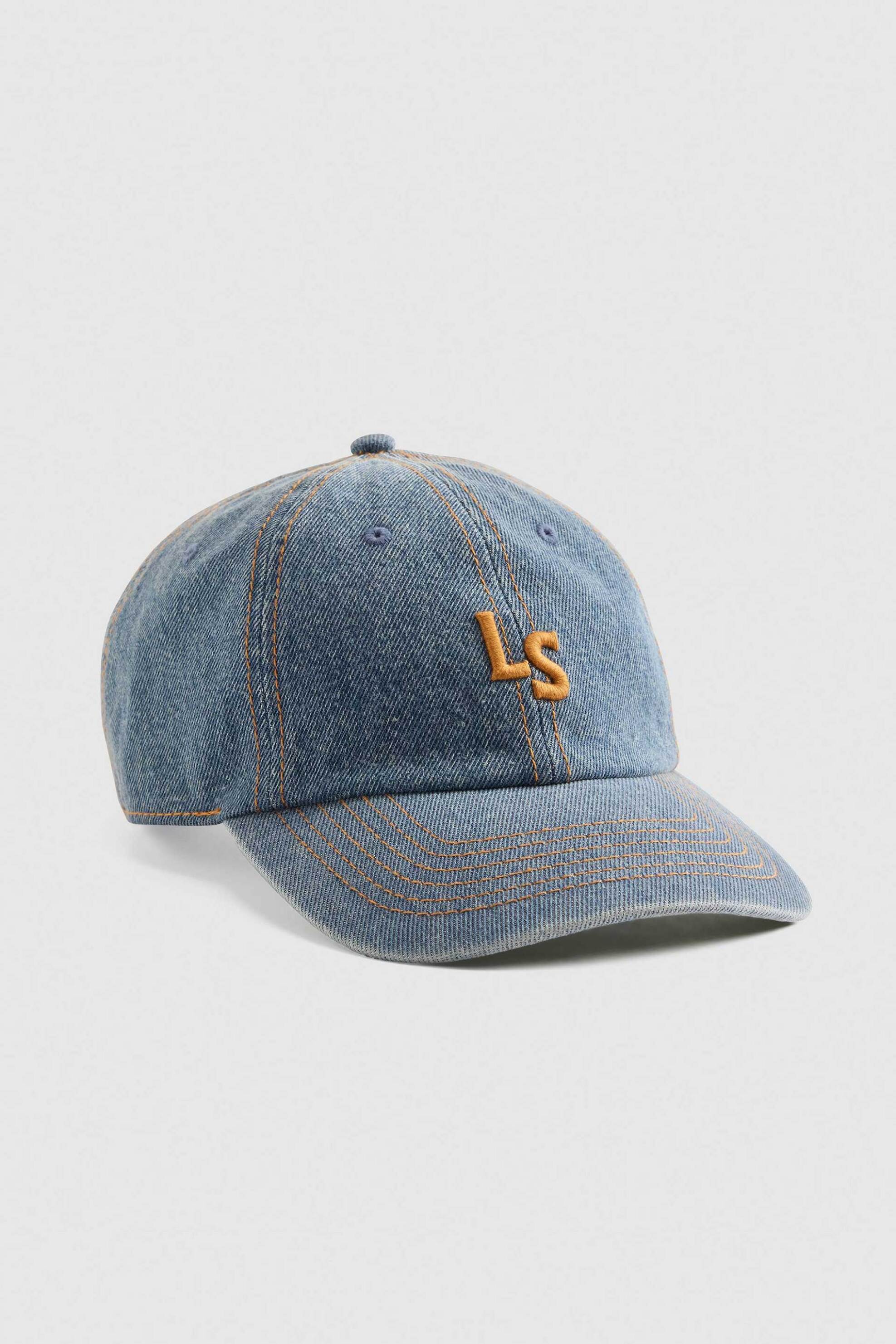 Levi's® ανδρικό καπέλο jockey "Monogram" - 004BS0002 Denim Blue