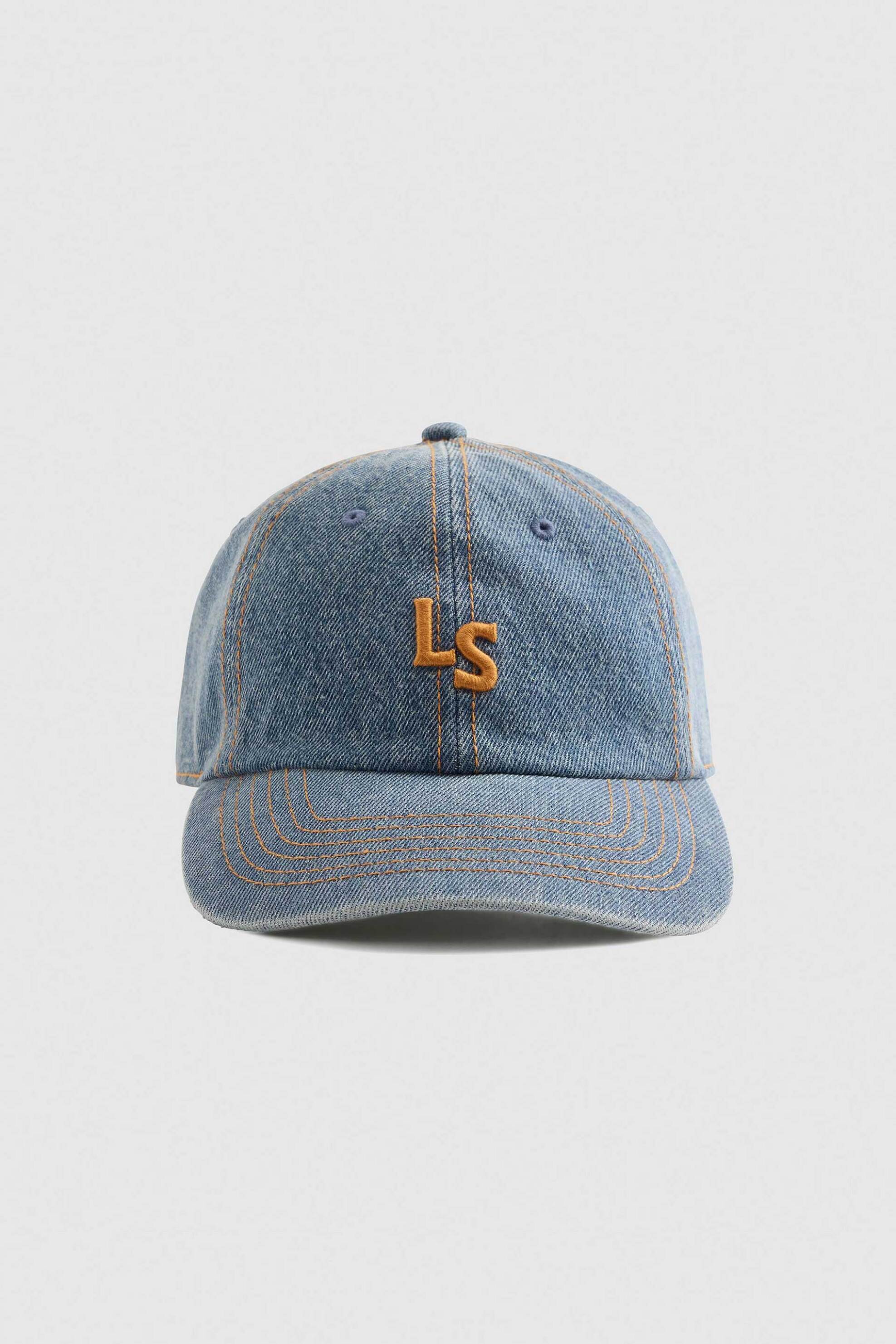 Levi's® ανδρικό καπέλο jockey "Monogram" - 004BS0002 Denim Blue φωτογραφία