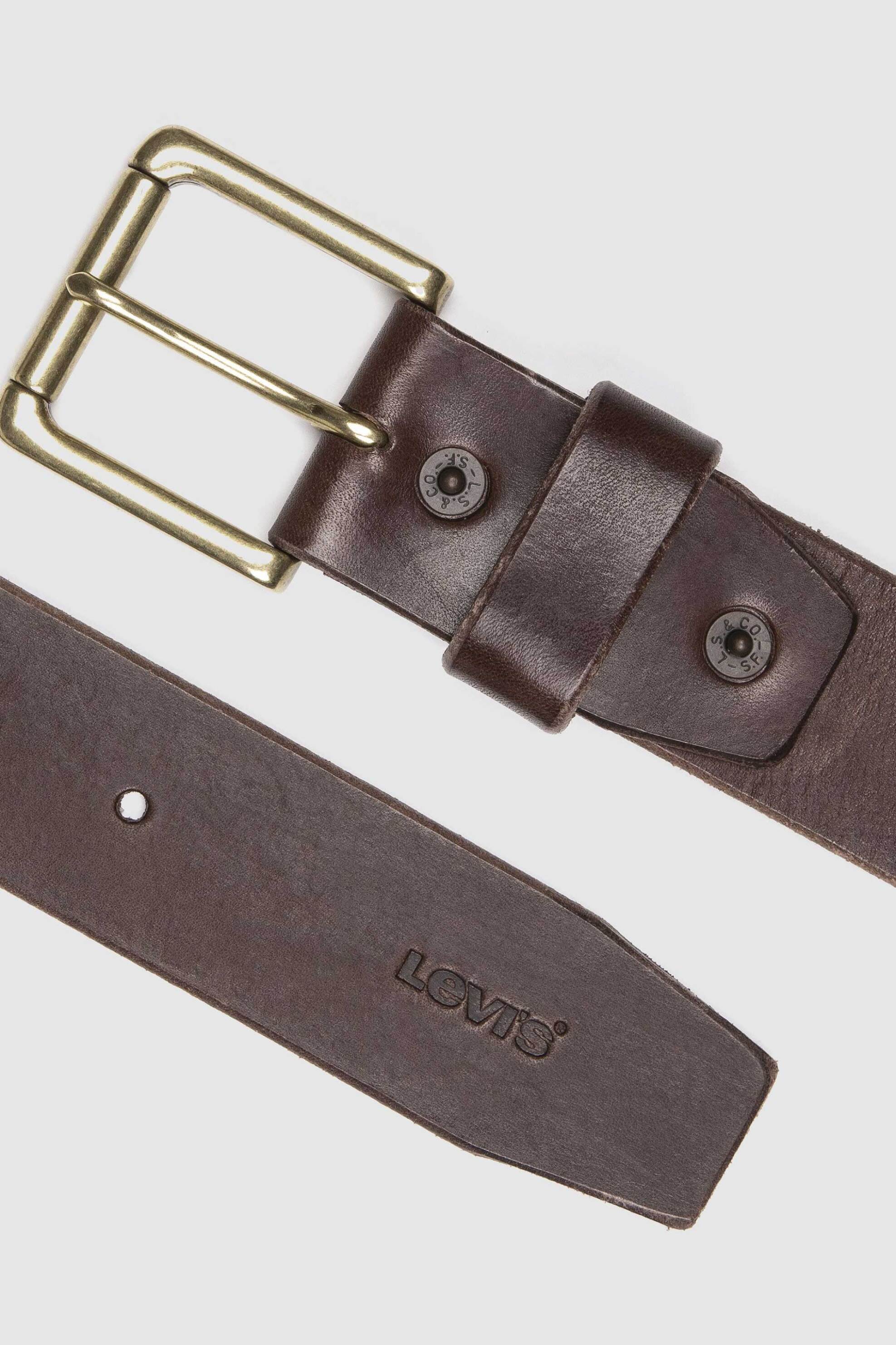 Levi&Apos S Ανδρική Δερμάτινη Ζώνη Heritage - D77250002 Καφέ