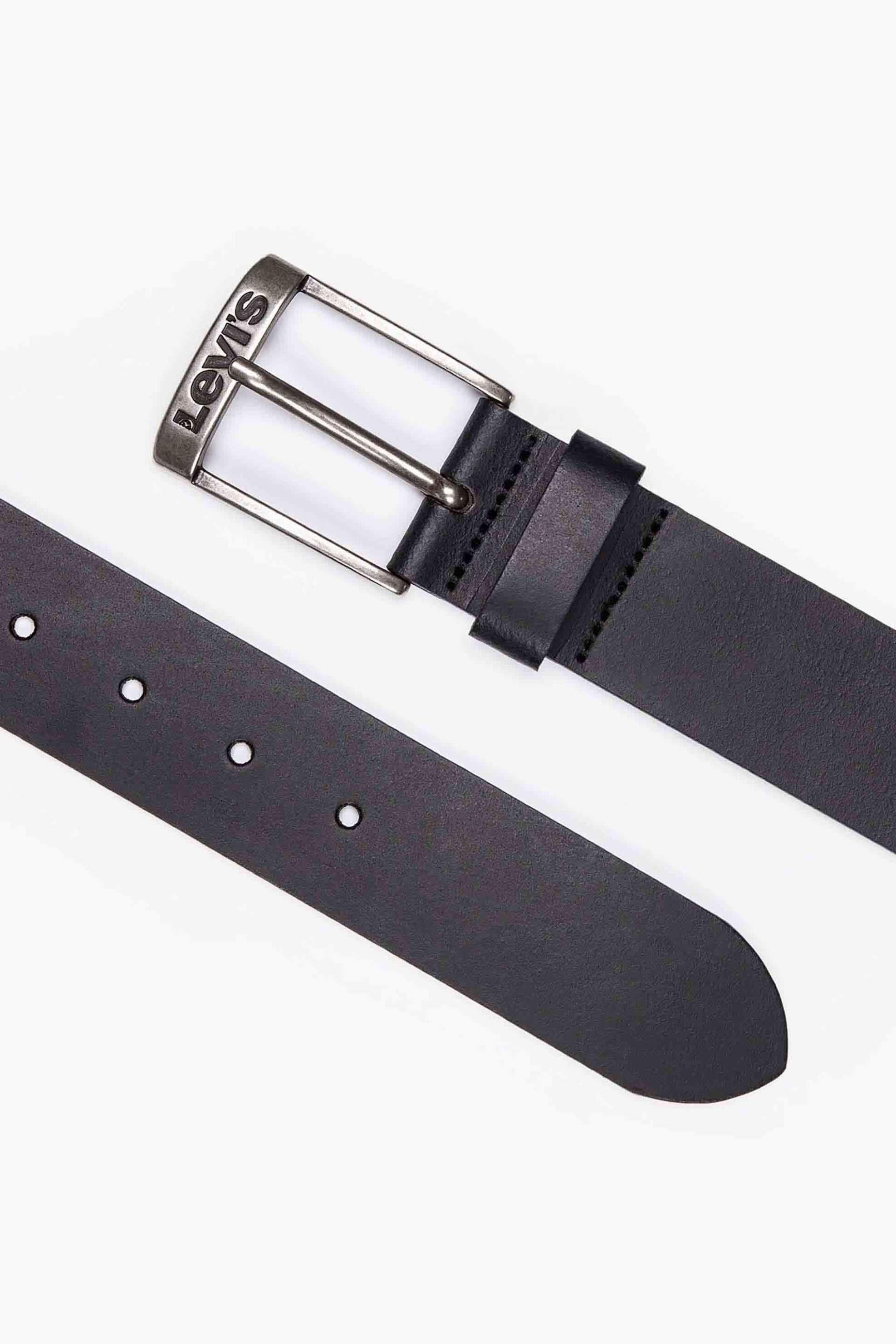 Levi&Apos S Ανδρική Δερμάτινη Ζώνη New Duncan - 380160019 Μαύρο