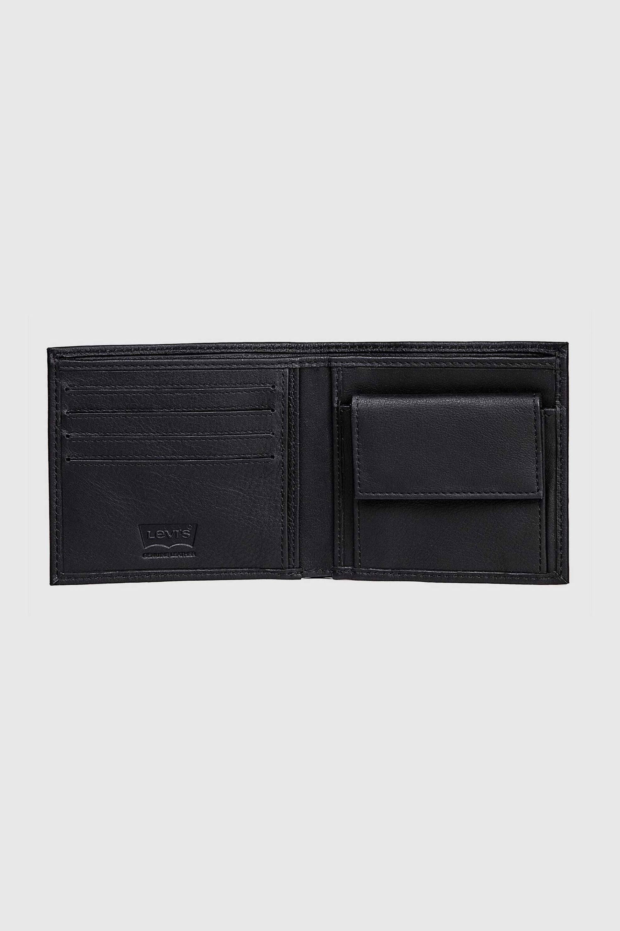 Levi&Apos S Ανδρικό Δερμάτινο Πορτοφόλι Vintage Two Horse - 771730363 Μαύρο