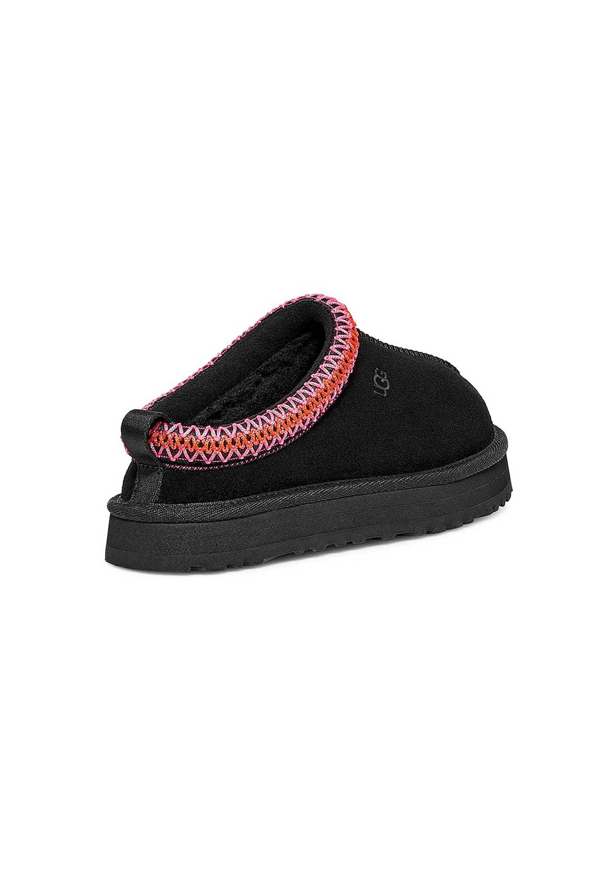 Ugg παιδικές suede παντόφλες "Tazz" - 1143776K Μαύρο φωτογραφία