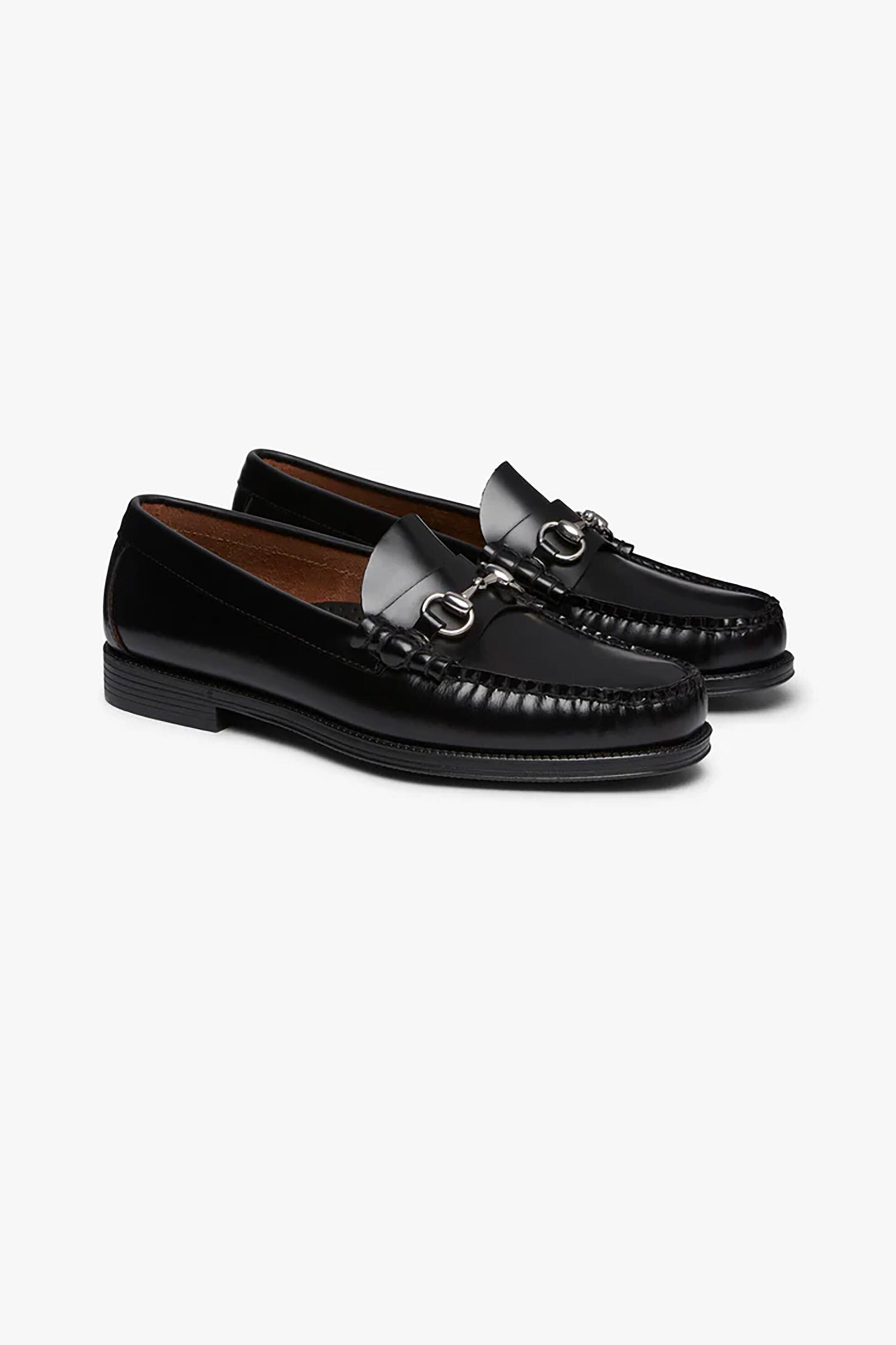 G.H.Bass ανδρικά penny loafers δερμάτινα "Easy Weejuns Lincoln" - BA11775 Μαύρο φωτογραφία
