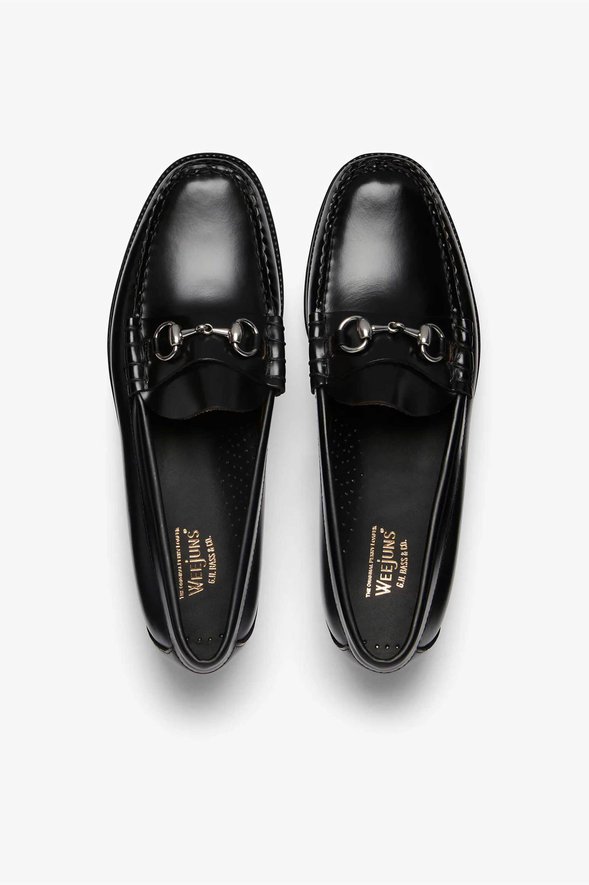 G.H.Bass ανδρικά penny loafers δερμάτινα "Easy Weejuns Lincoln" - BA11775 Μαύρο φωτογραφία