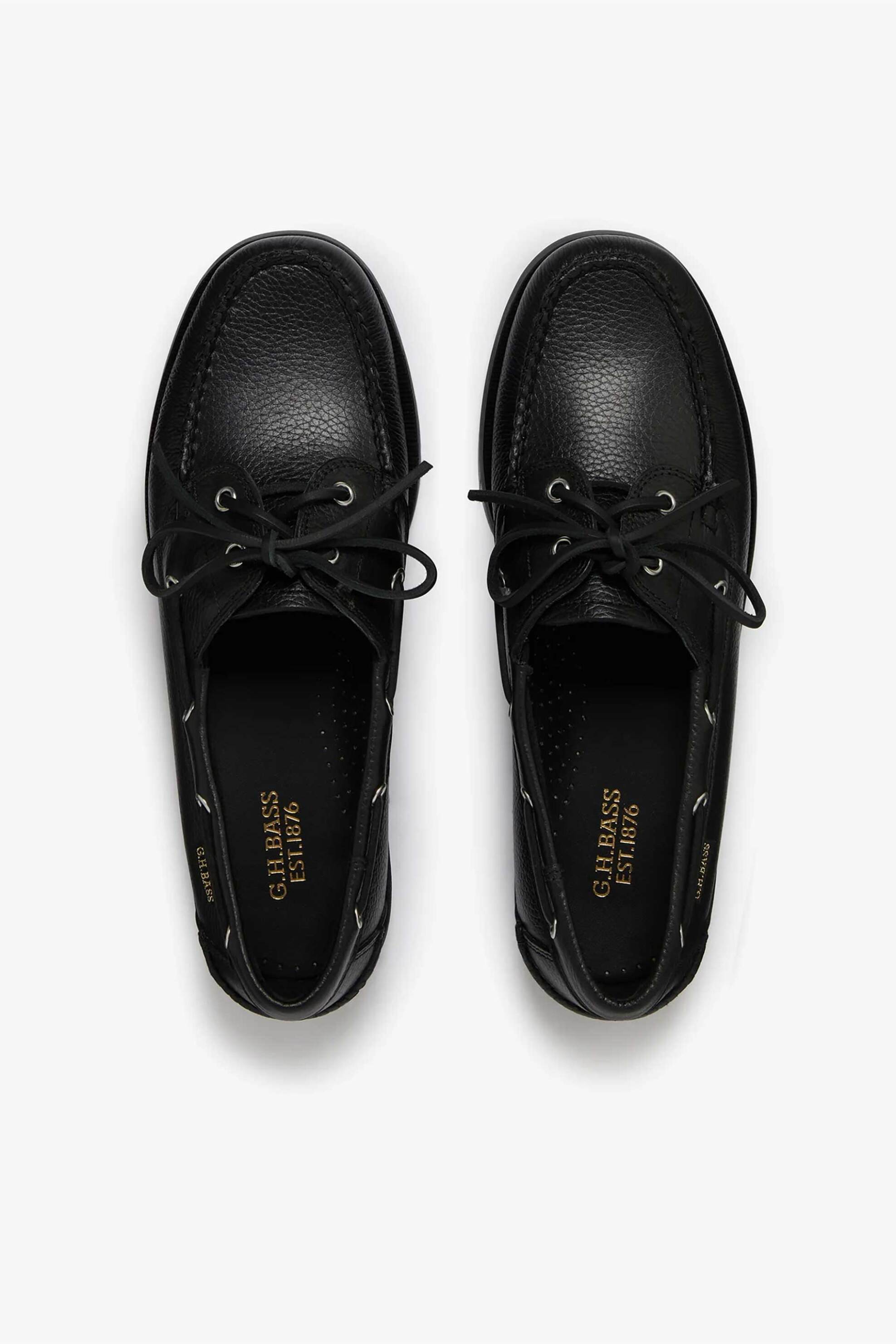 G.H.Bass ανδρικά boat παπούτσια "Jetty II" - BA20320 Μαύρο φωτογραφία
