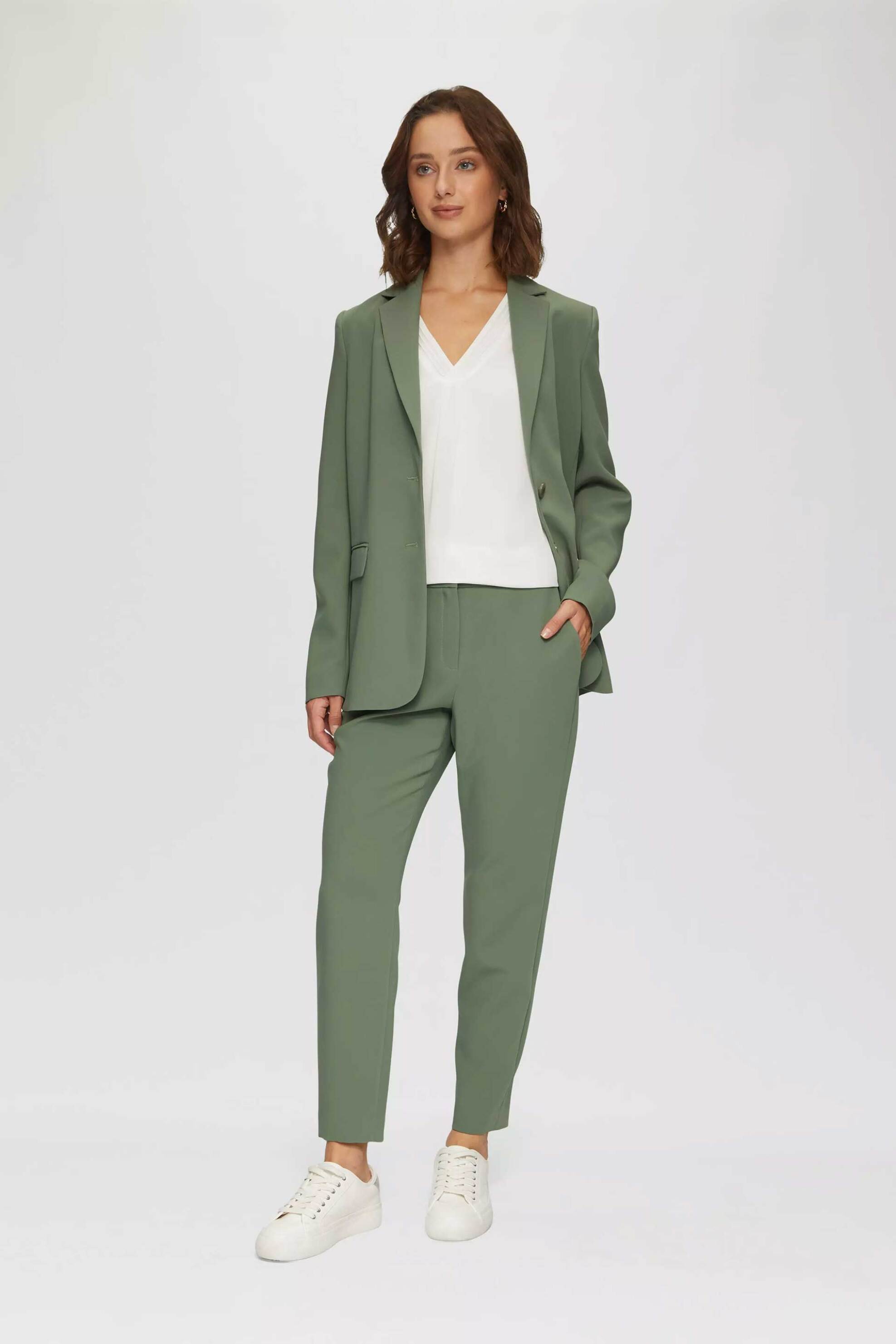 s.Oliver γυναικείο σακάκι μονόχρωμο - SO2149870 Βεραμάν φωτογραφία