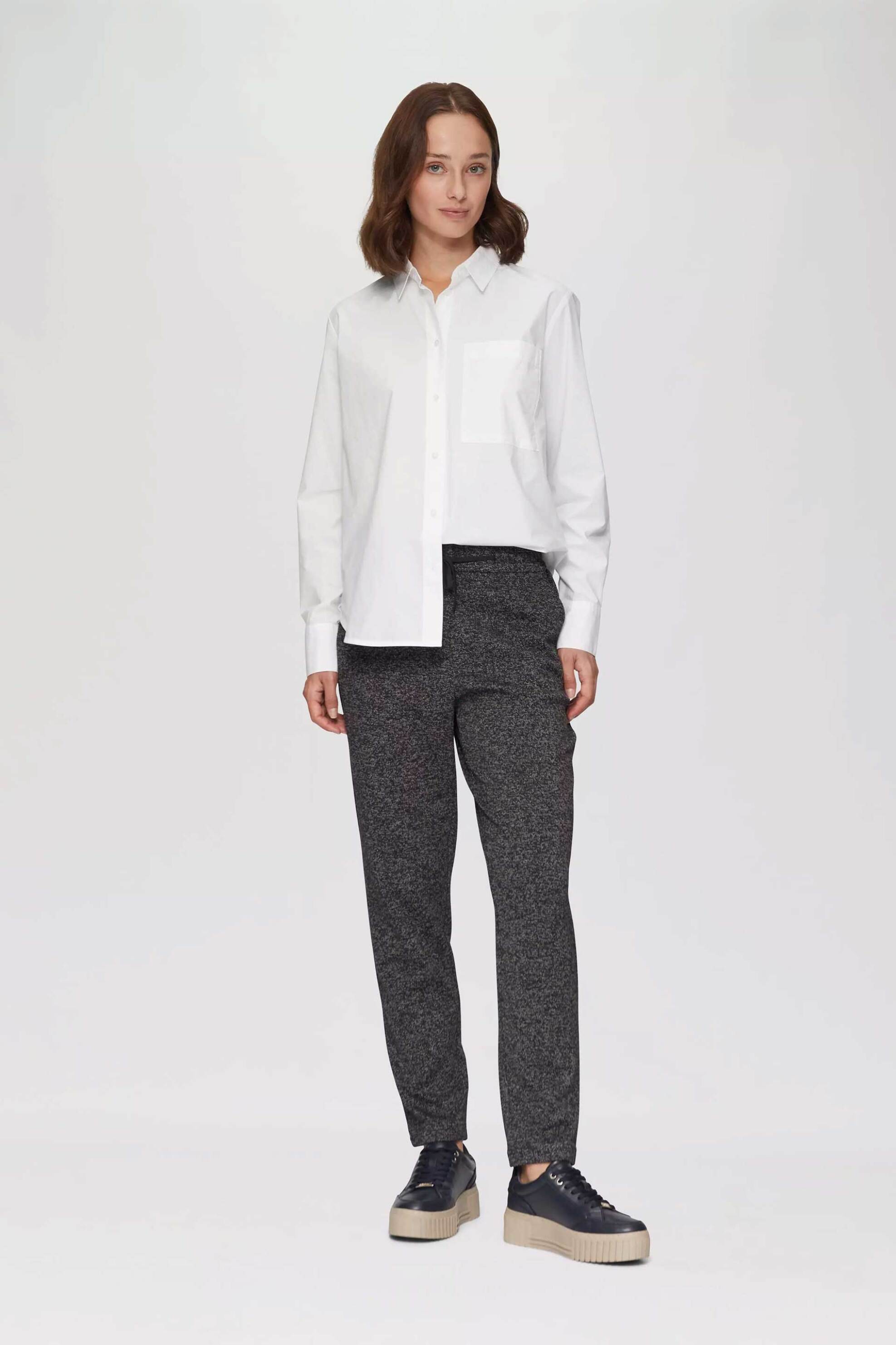 s.Oliver γυναικείο πουκάμισο μονόχρωμο - SO2154555 Λευκό