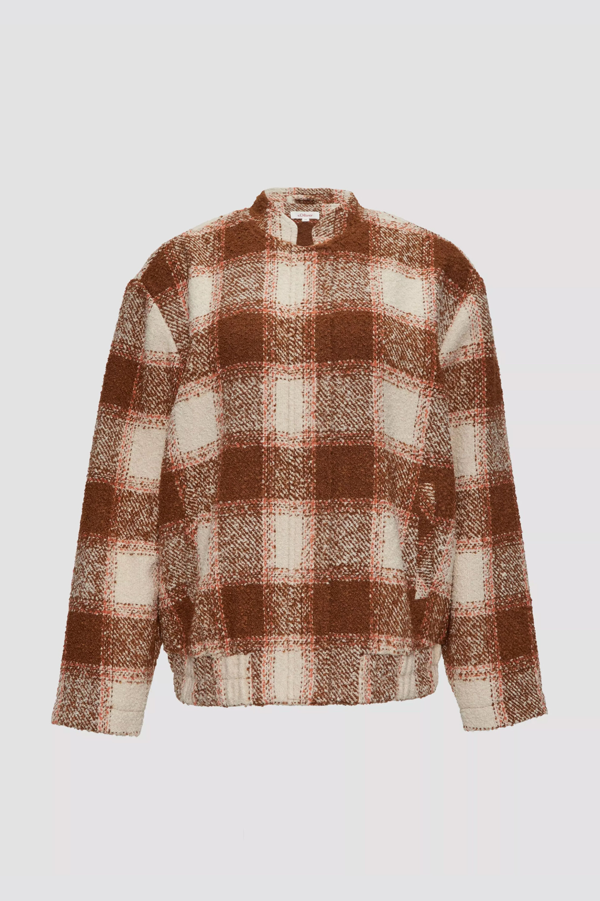 s.Oliver γυναικείο bomber jacket bouclé - SO2155407 Κεραμιδί φωτογραφία