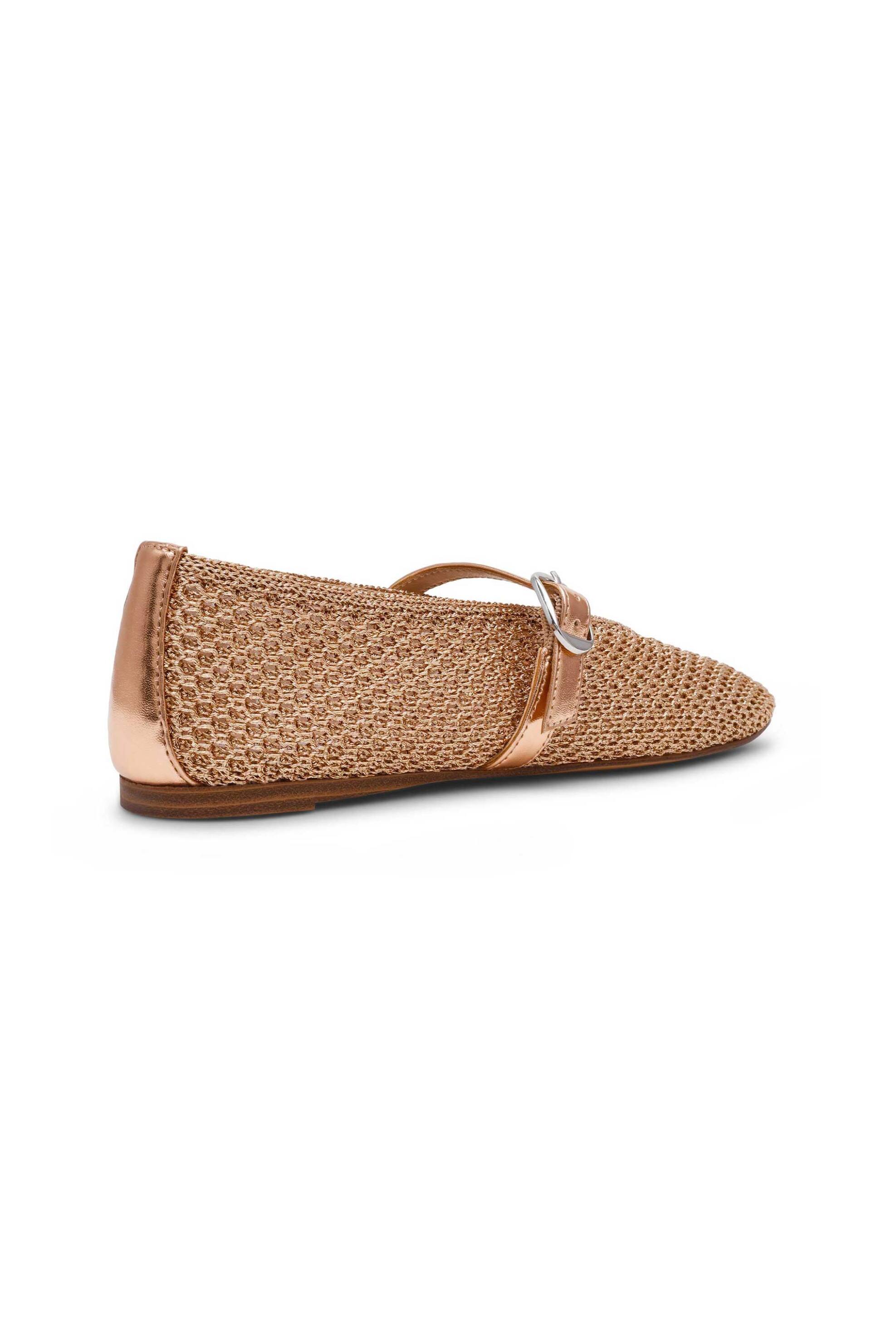 Steve Madden Γυναικείες Μπαλαρίνες Πλεκτές Gayla - 1100530904004 Χρυσό