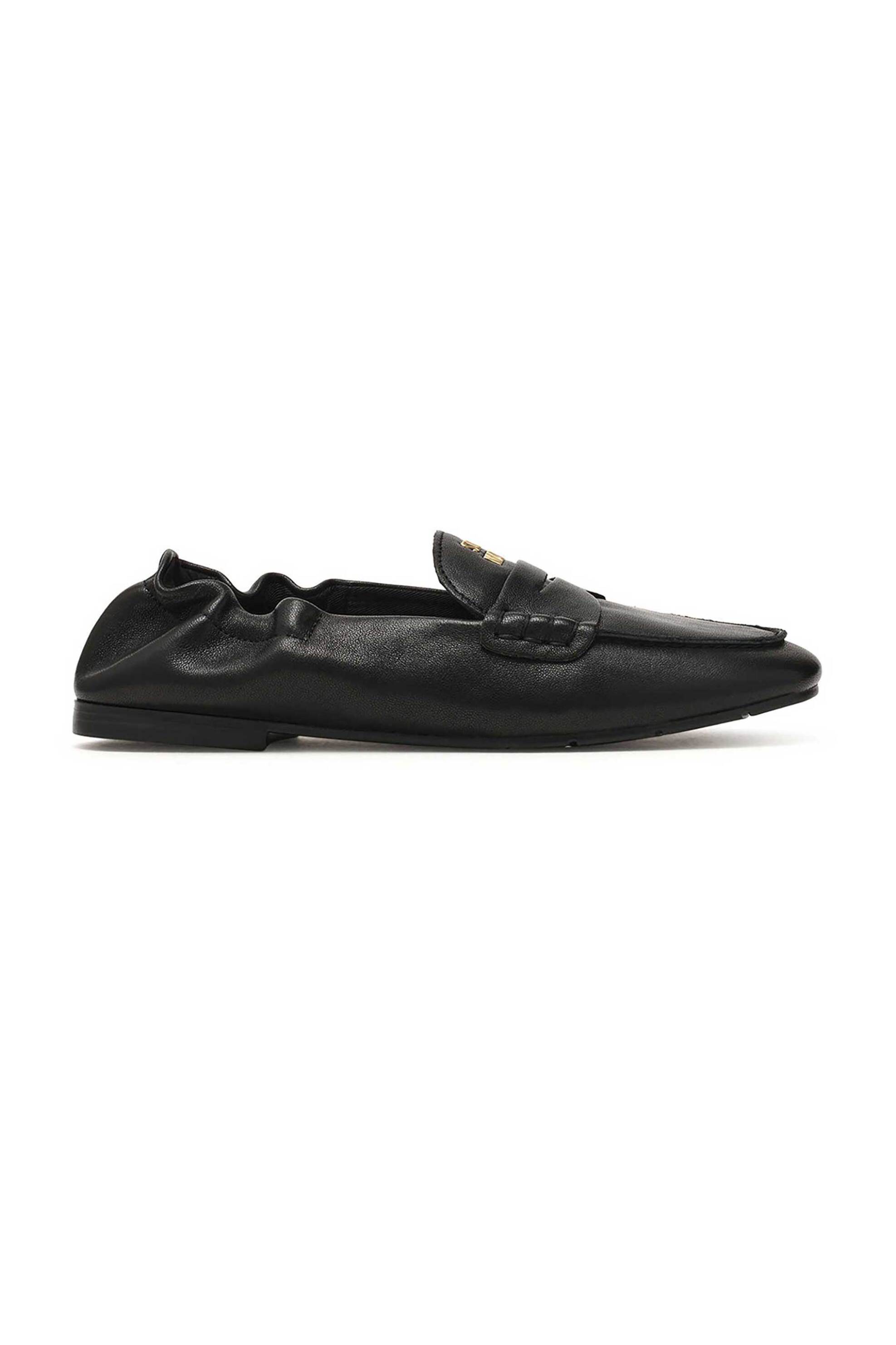 Steve Madden γυναικεία δερμάτινα flat παπούτσια με λογότυπο 