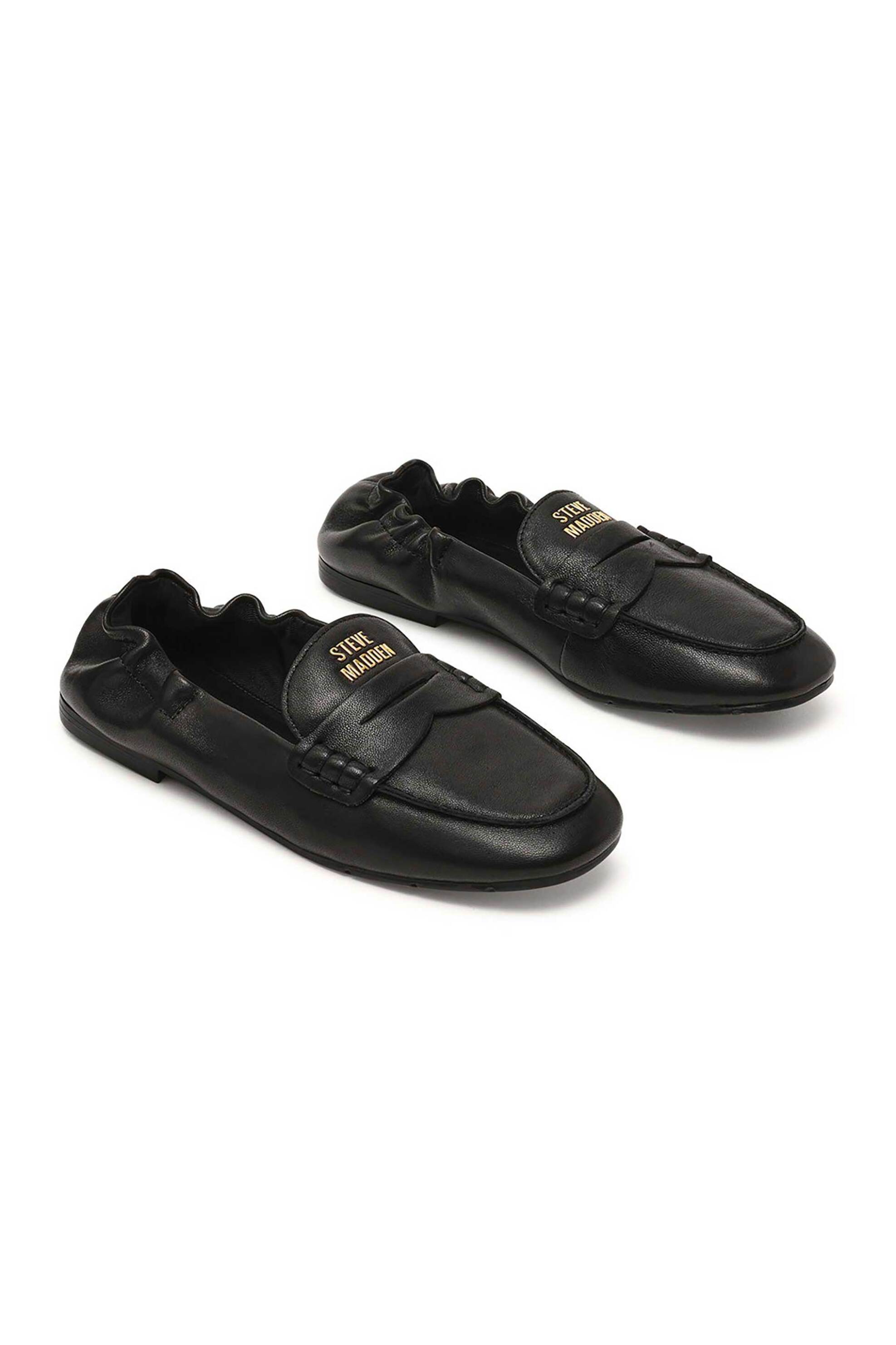 Steve Madden γυναικεία δερμάτινα flat παπούτσια με λογότυπο 