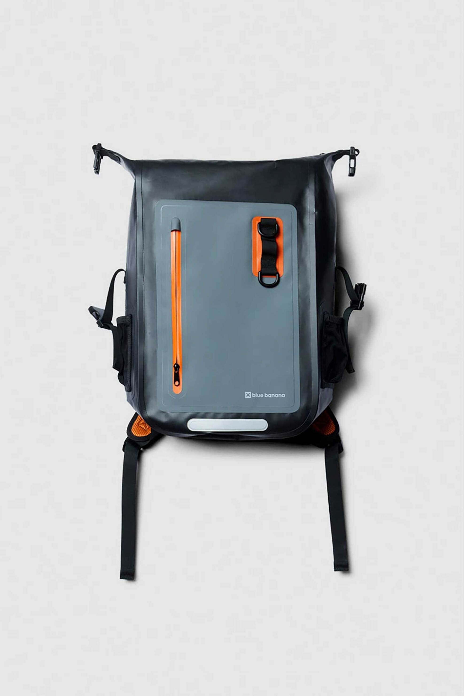 BLUE BANANA Blue Banana unisex backpack με λογότυπο "Flux" - AW25UA017FLUBK00/FW25 Μαύρο - Ασημί