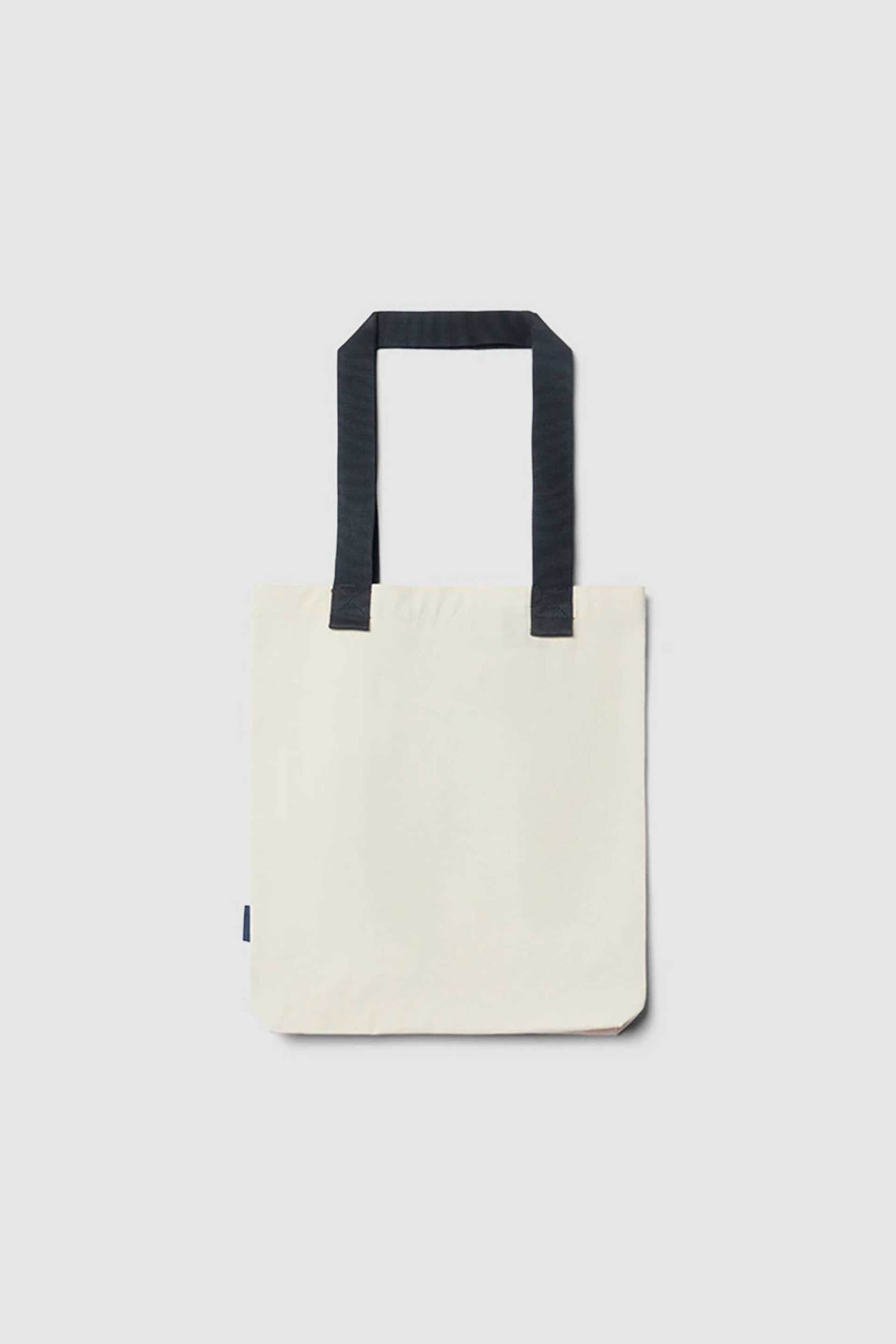 Blue Banana unisex τσάντα tote "Square" - AW25UA019SQUWH02/FW25 Κρέμ φωτογραφία