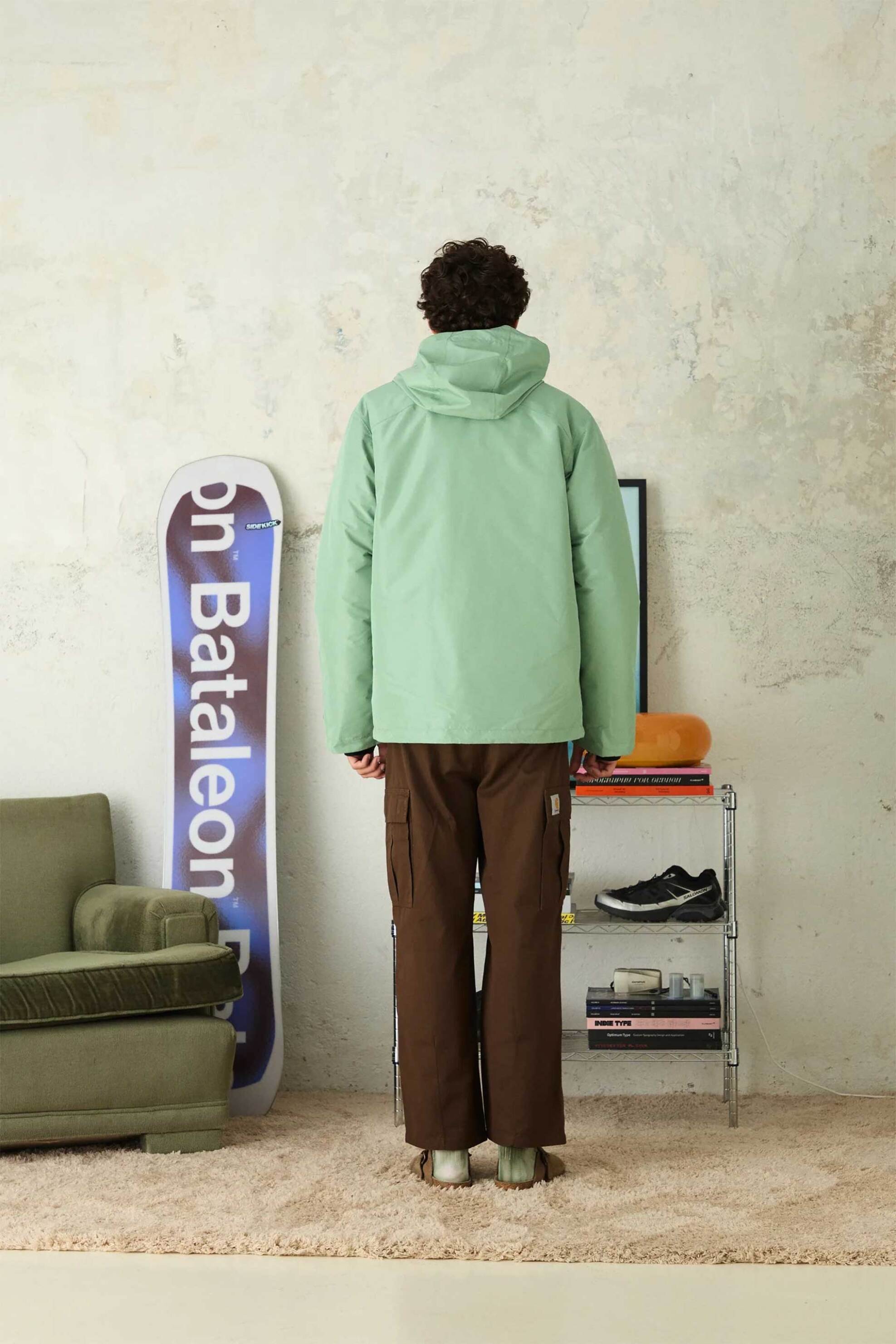 Blue Banana unisex μπουφάν 3 σε 1 με κουκούλα "Jambo" - AW25UG001JAMGR00/FW25 Πράσινο φωτογραφία