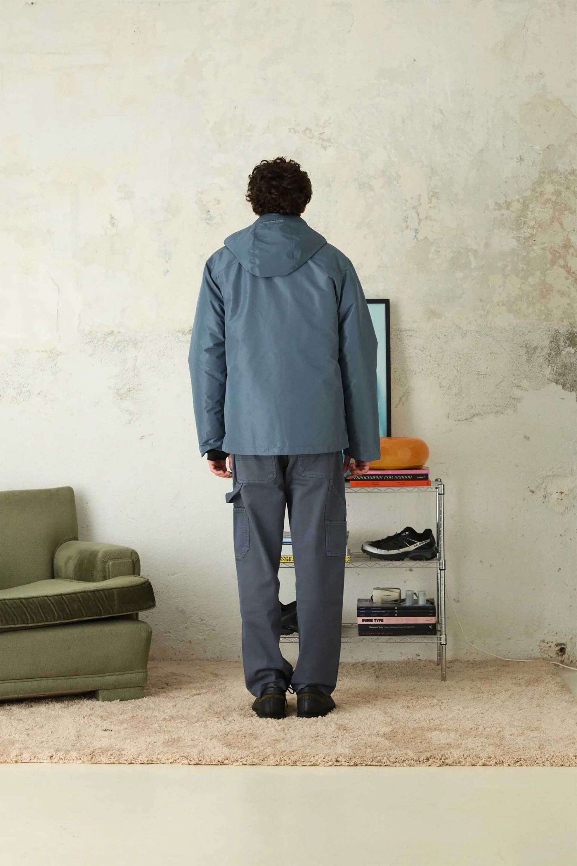 Blue Banana unisex μπουφάν 3 σε 1 με κουκούλα "Jambo" - AW25UG001JAMGR11/FW25 Πετρόλ φωτογραφία