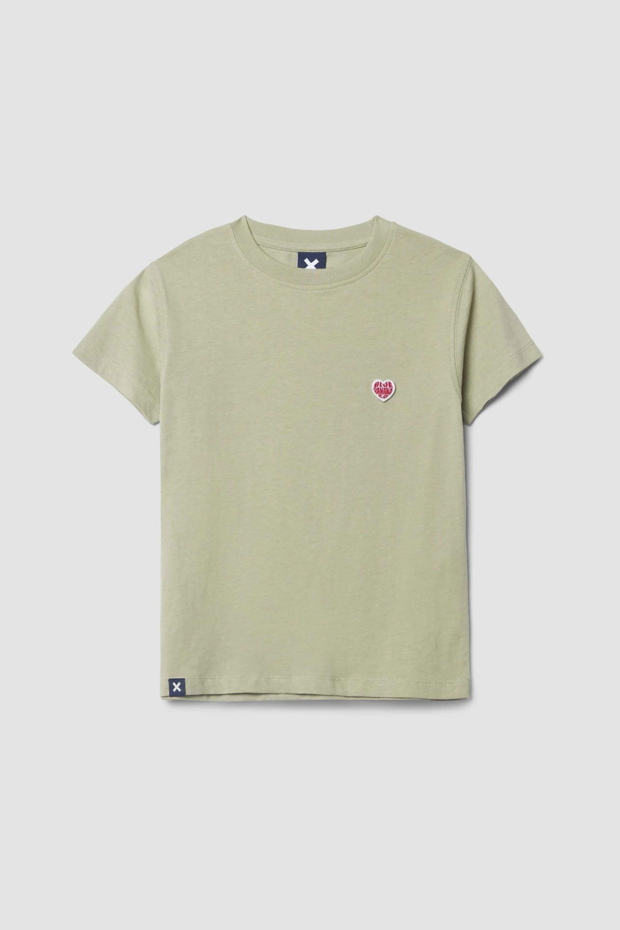 Blue Banana γυναικείο T-shirt "Heart" - AW25WG011HEAGR17/FW25 Χακί