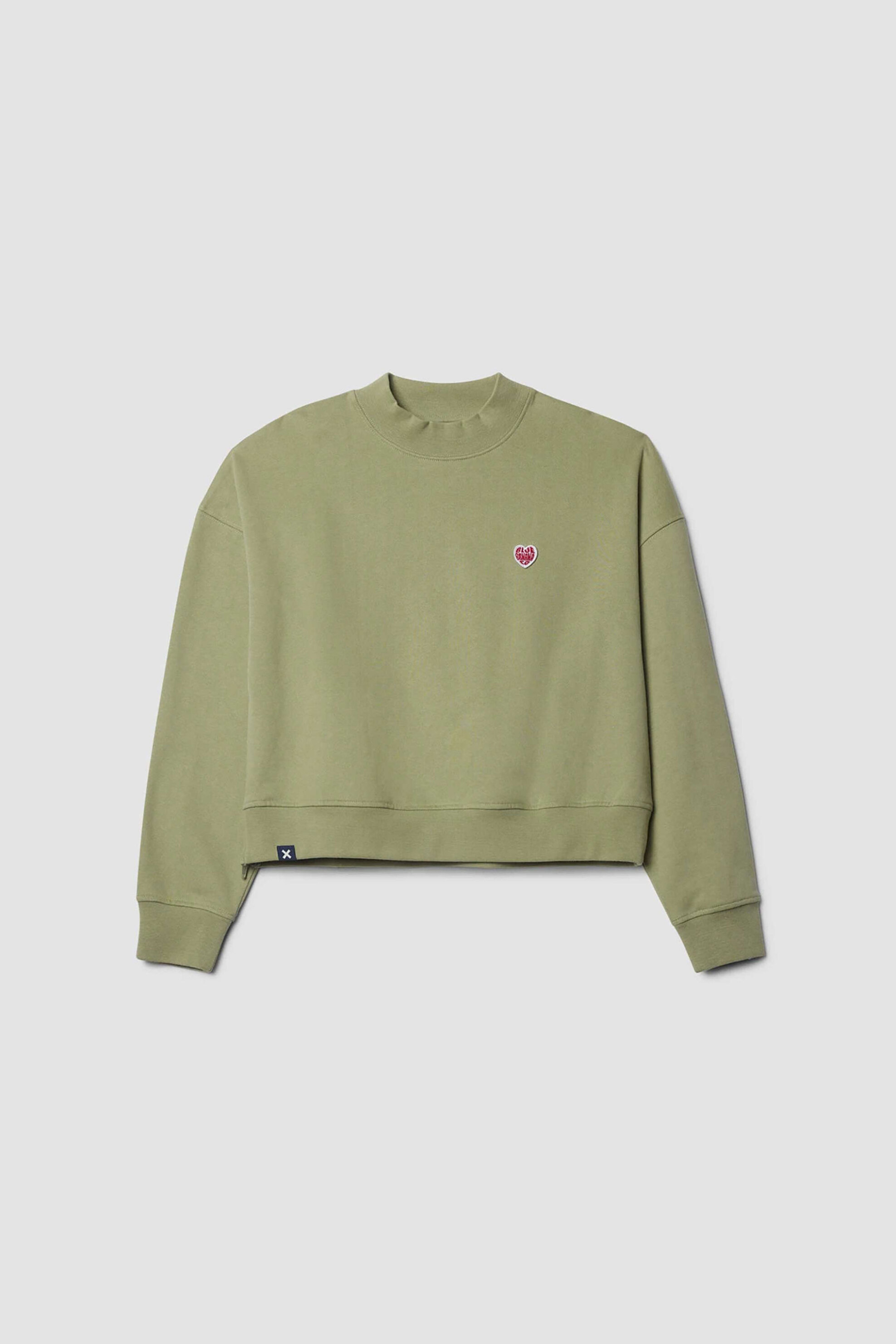 Blue Banana γυναικεία μπλούζα φούτερ "Heart" - AW25WG021HEAGR17/FW25 Χακί