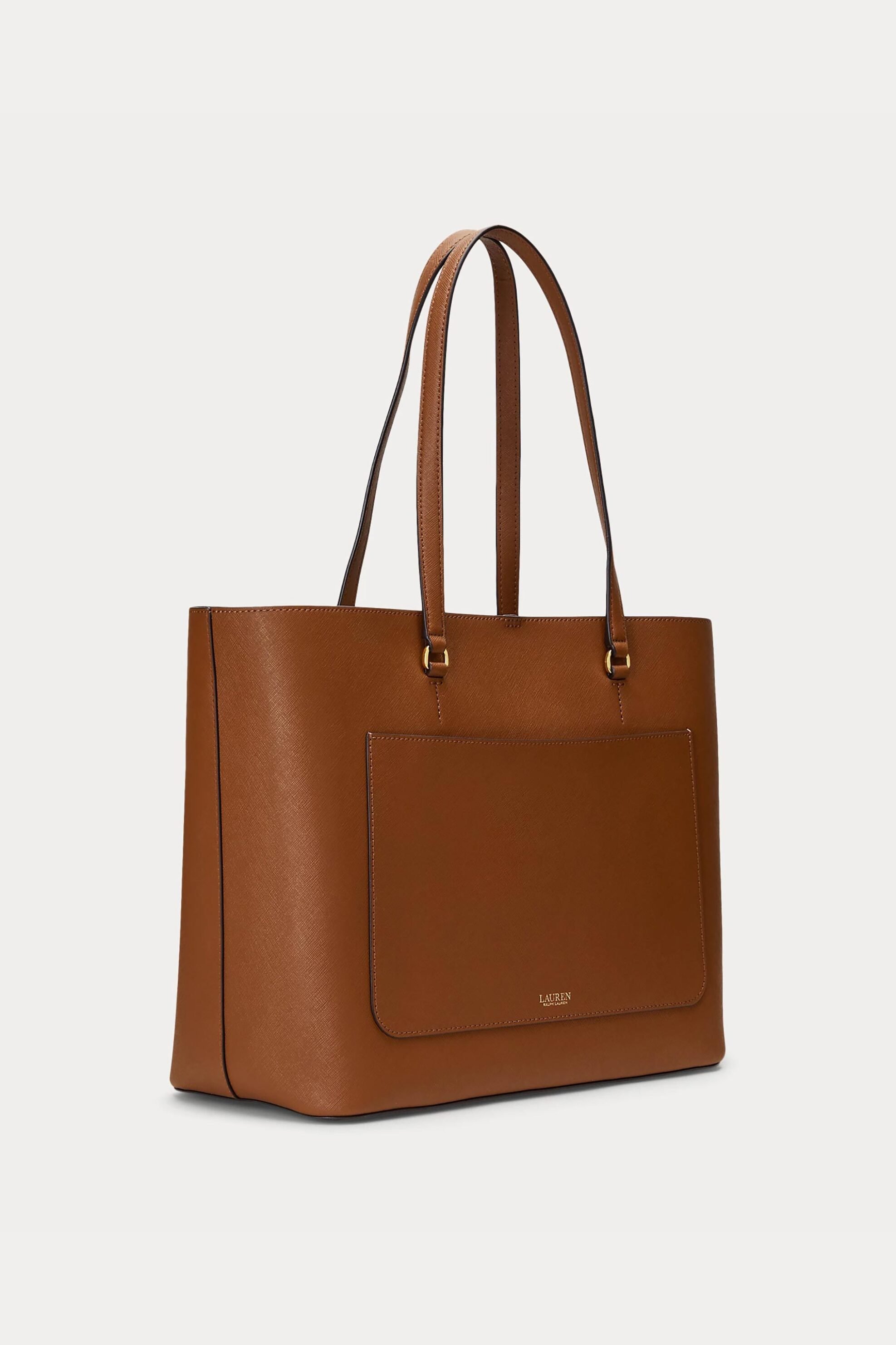 Lauren Ralph Lauren γυναικεία δερμάτινη τσάντα tote 