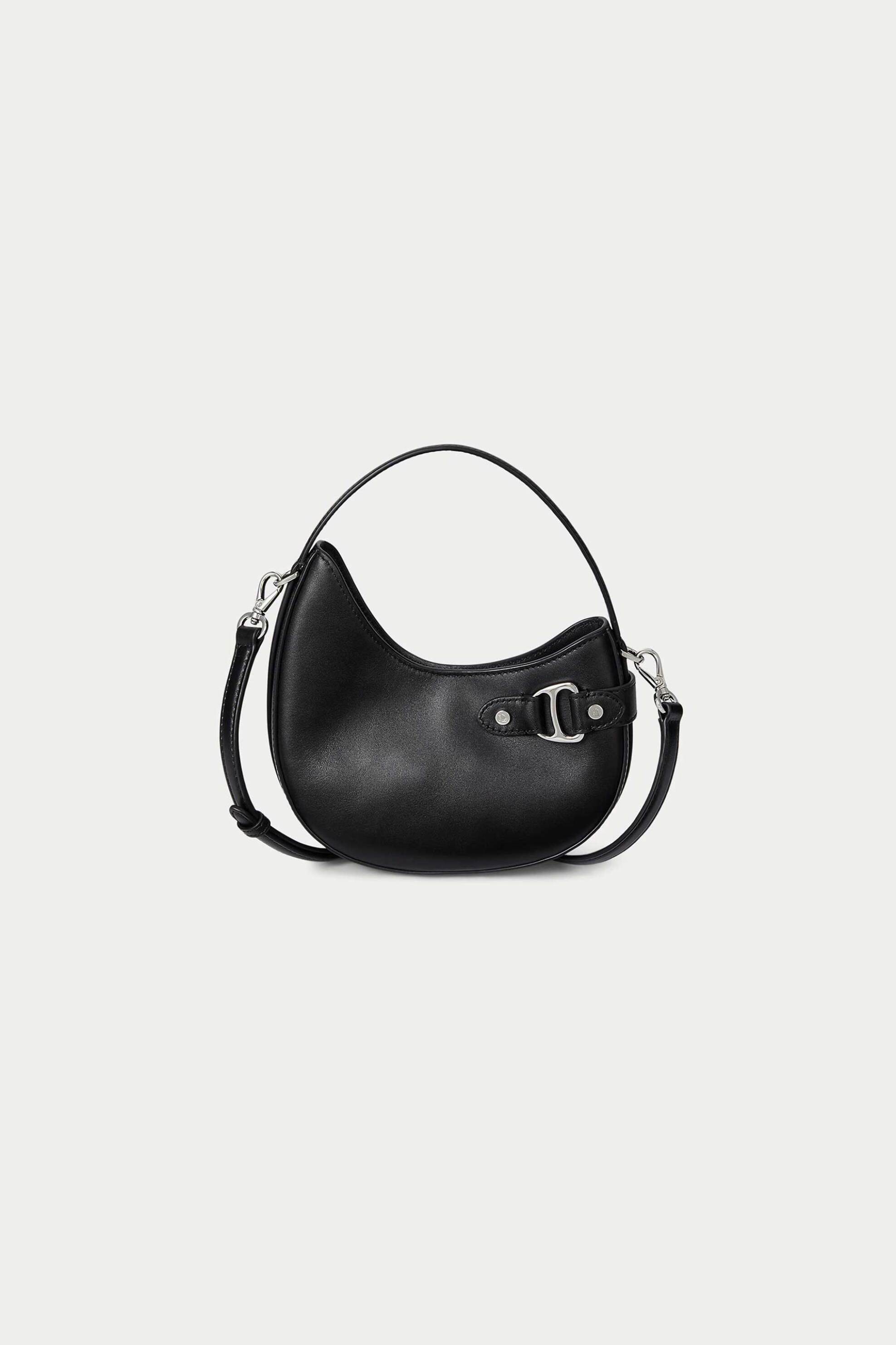 Lauren Ralph Lauren γυναικεία τσάντα crossbody "Tasha Small" - 25263974-ONE Μαύρο