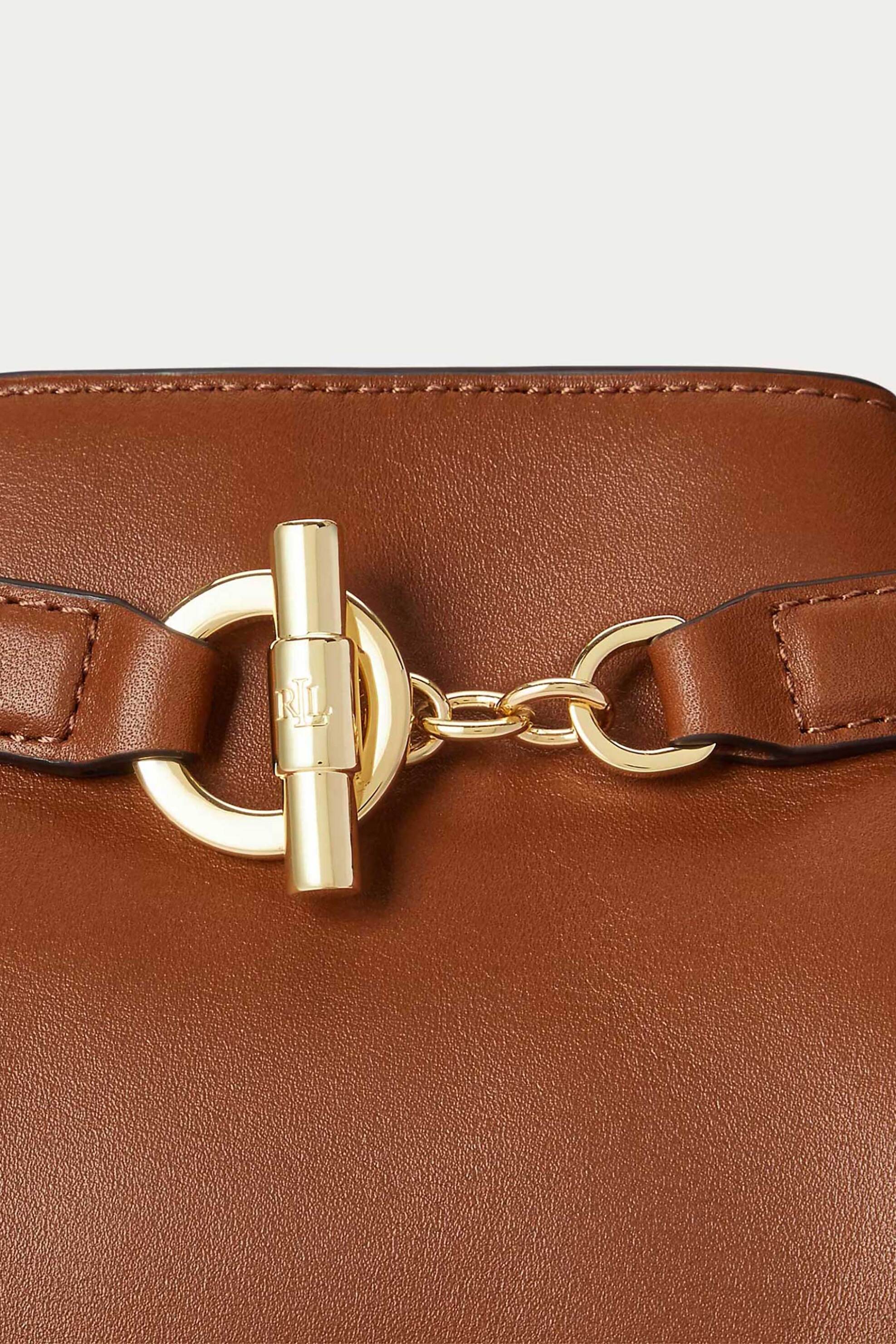 LAUREN RALPH LAUREN Lauren Ralph Lauren γυναικεία δερμάτινη τσάντα bucket "Blaike Medium" - 26160120-ONE Ταμπά - 3