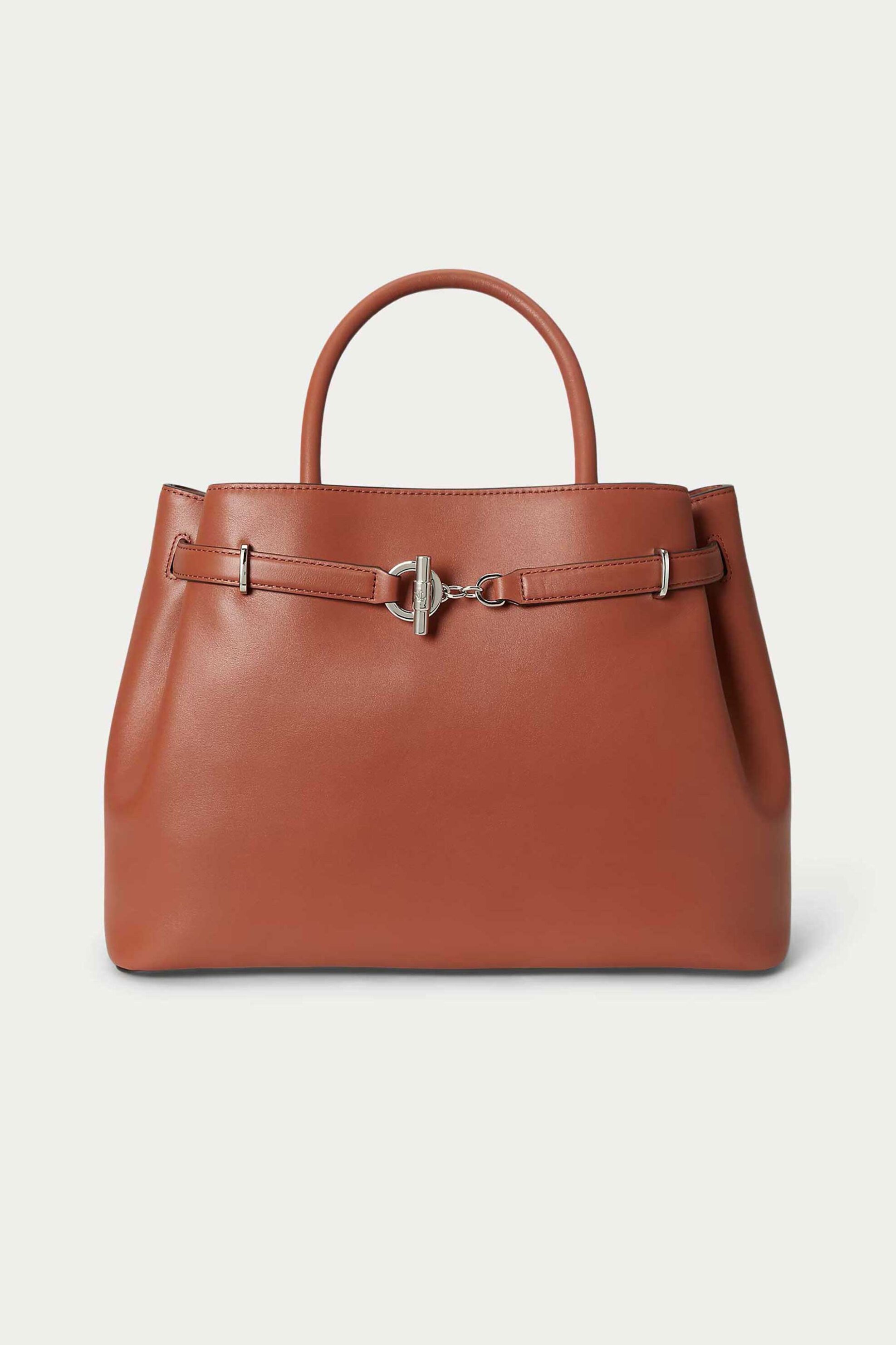 Lauren Ralph Lauren γυναικεία δερμάτινη τσάντα χειρός 
