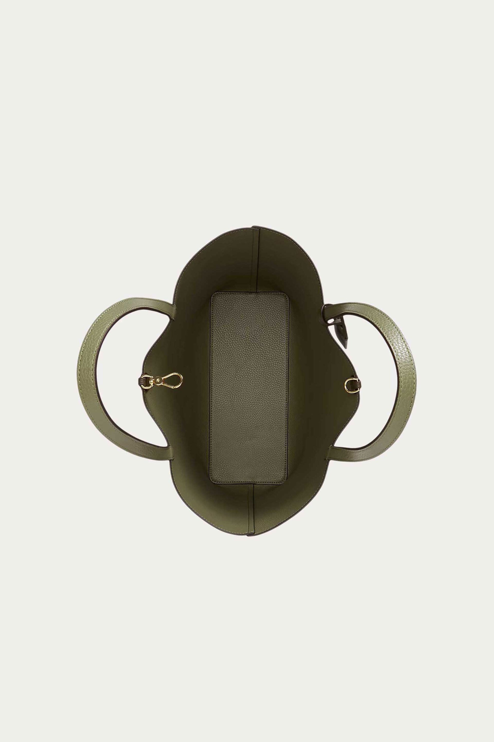 LAUREN RALPH LAUREN Lauren Ralph Lauren γυναικεία τσάντα tote διπλής όψης με λογότυπο (Large) - 26168984-ONE Χακί - 4