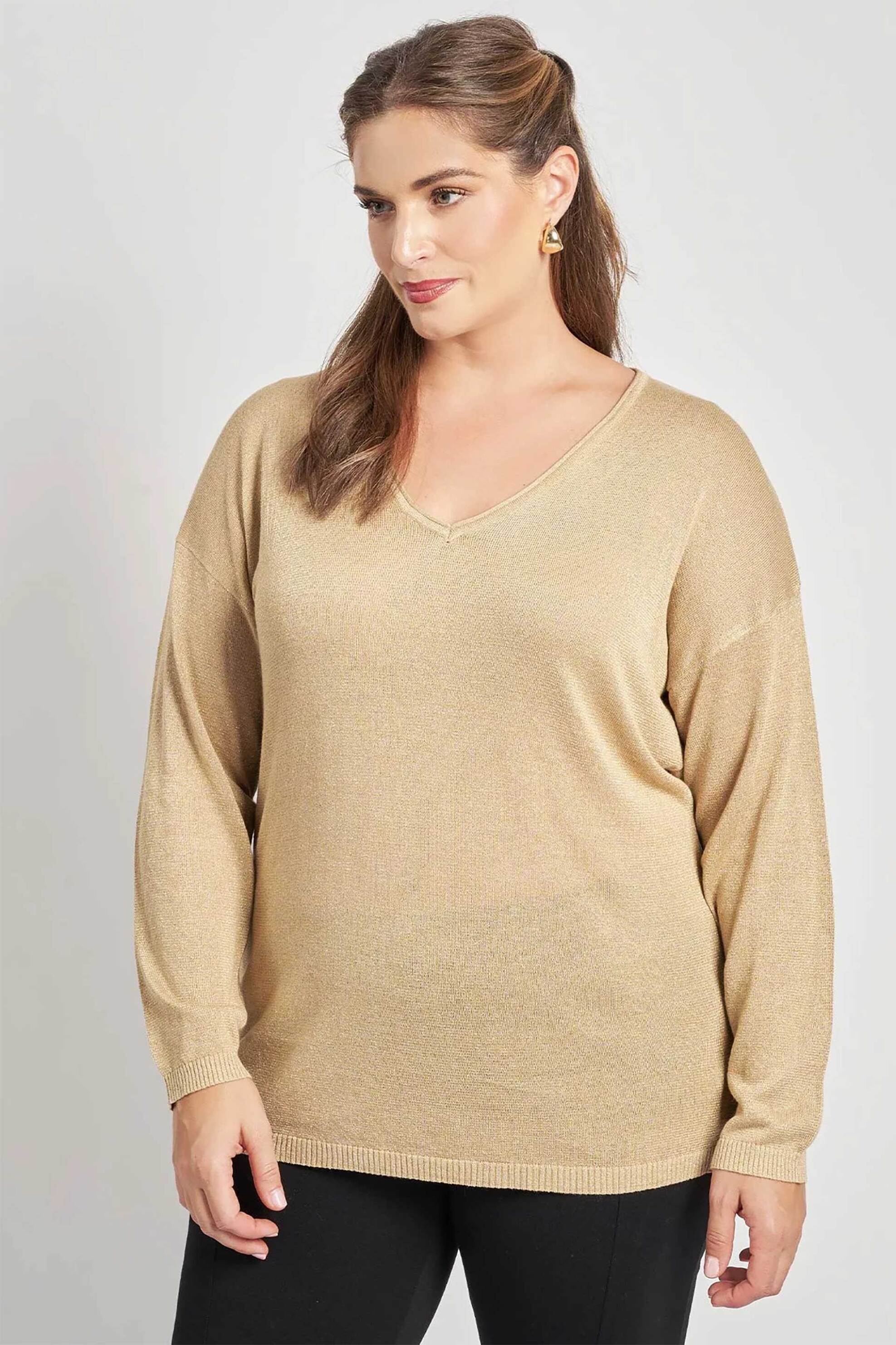 Γυναικεία πουλόβερ σε μπεζ