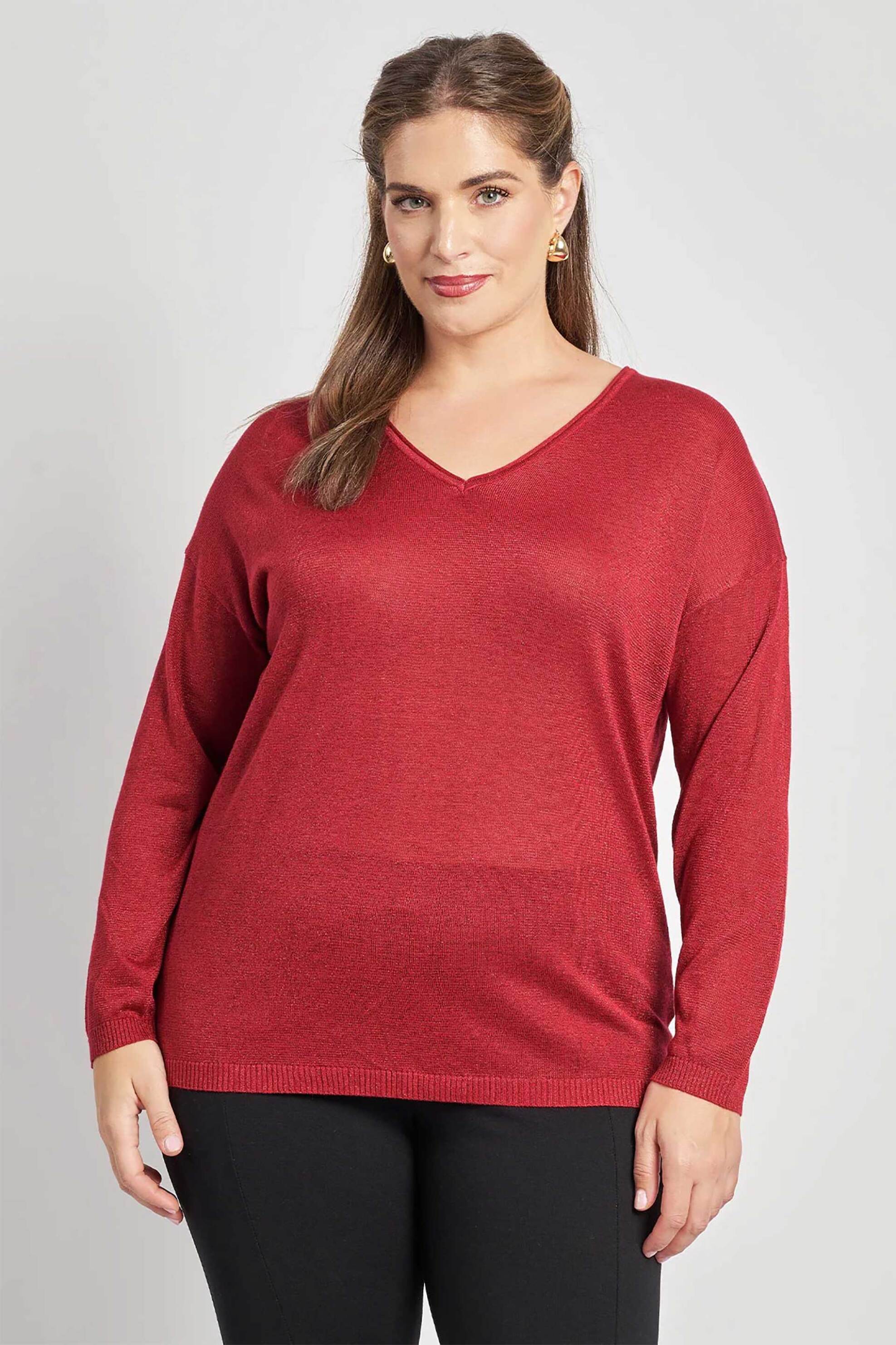 Γυναικεία πουλόβερ σε κοκκινο