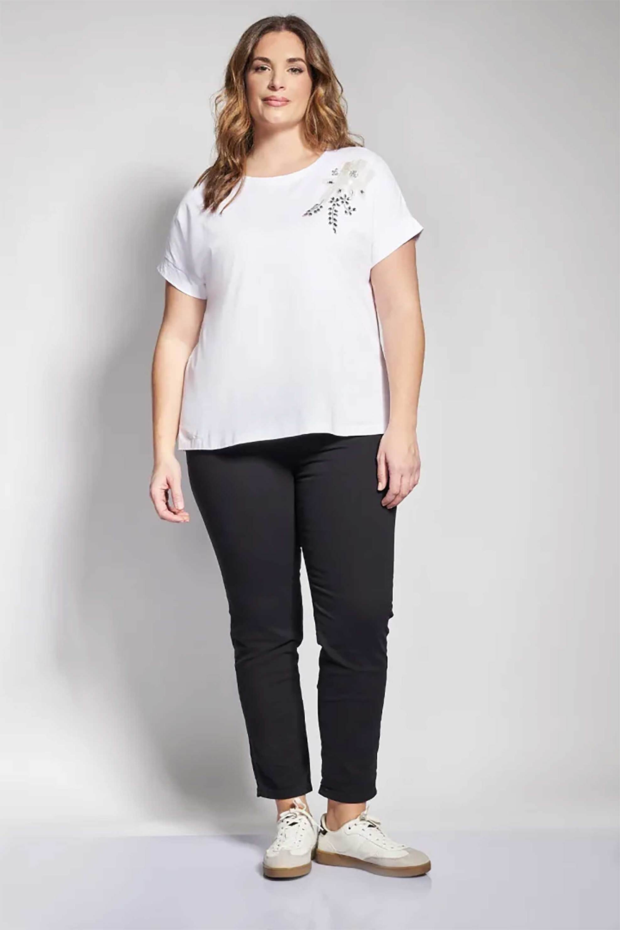 Parabita γυναικείο παντελόνι Slim Fit - 012610205378 Μαύρο