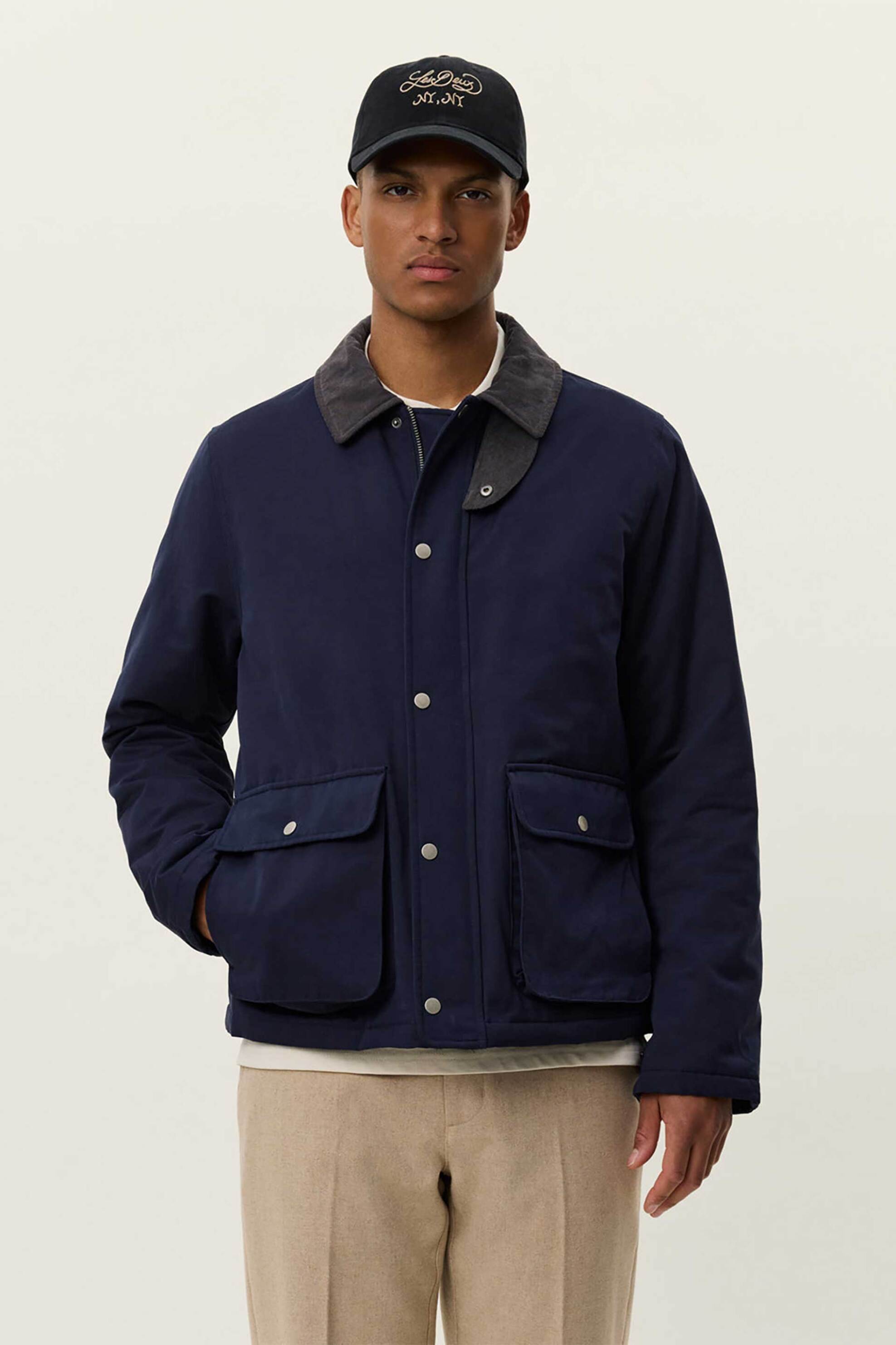 Les Deux ανδρικό jacket Regular Fit "Montana" - 1000373 Μπλε Σκούρο