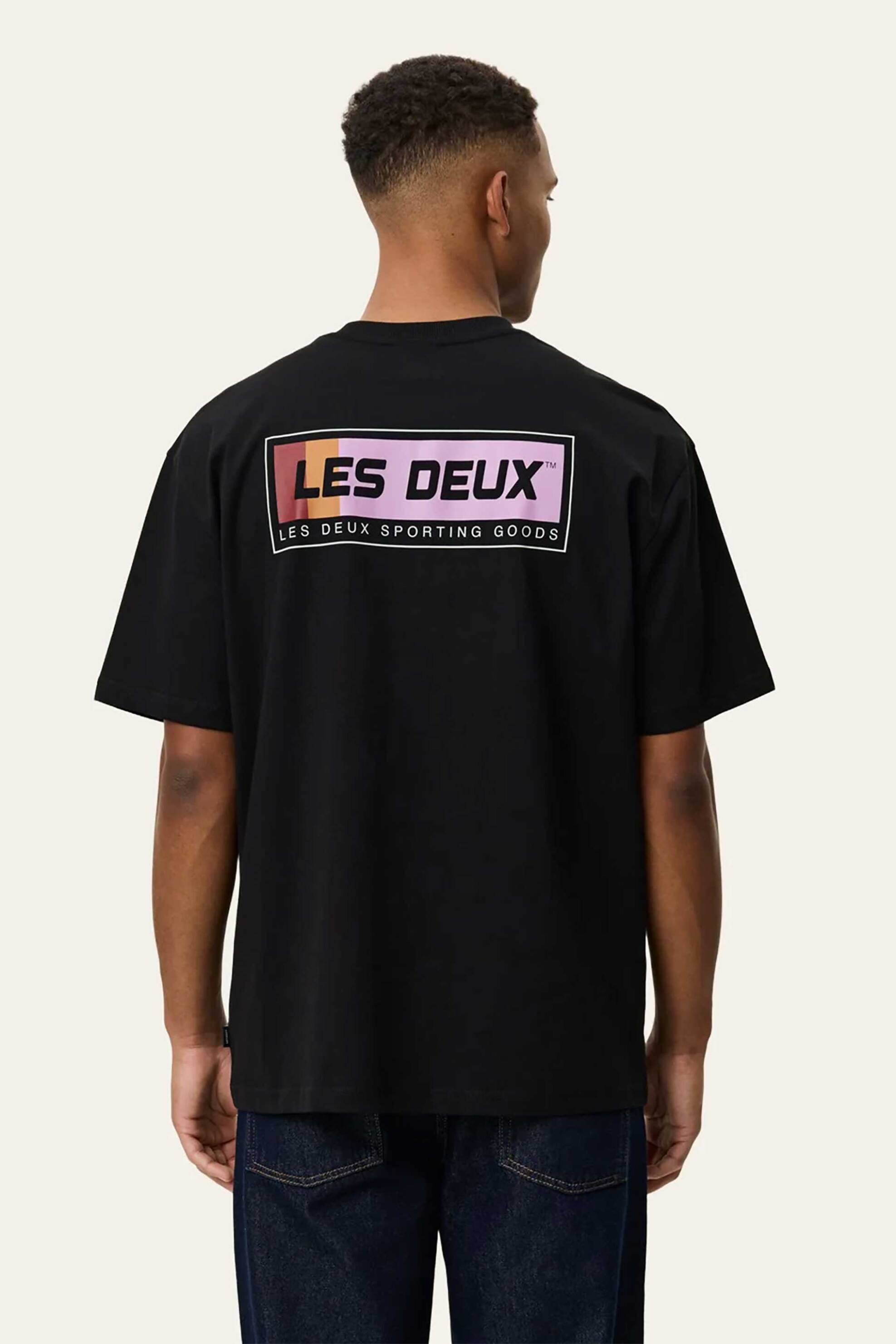Les Deux Ανδρικό T-Shirt Loose Fit Chase Sport - 1001535 Μαύρο