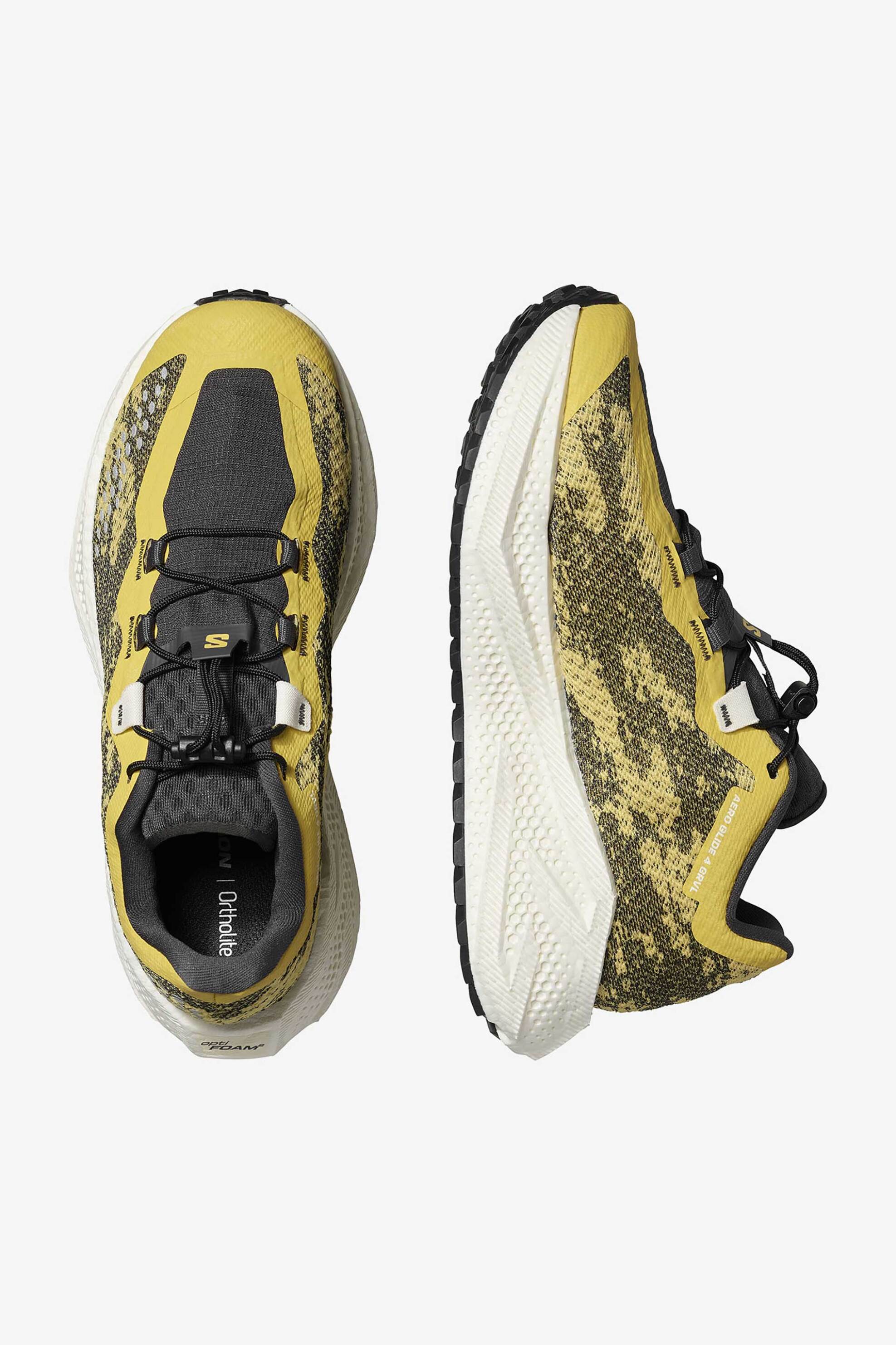 SALOMON Salomon γυναικεία αθλητικά παπούτσια running "Aero Glide 4 Grvl" - L49213800 Κίτρινο - 3