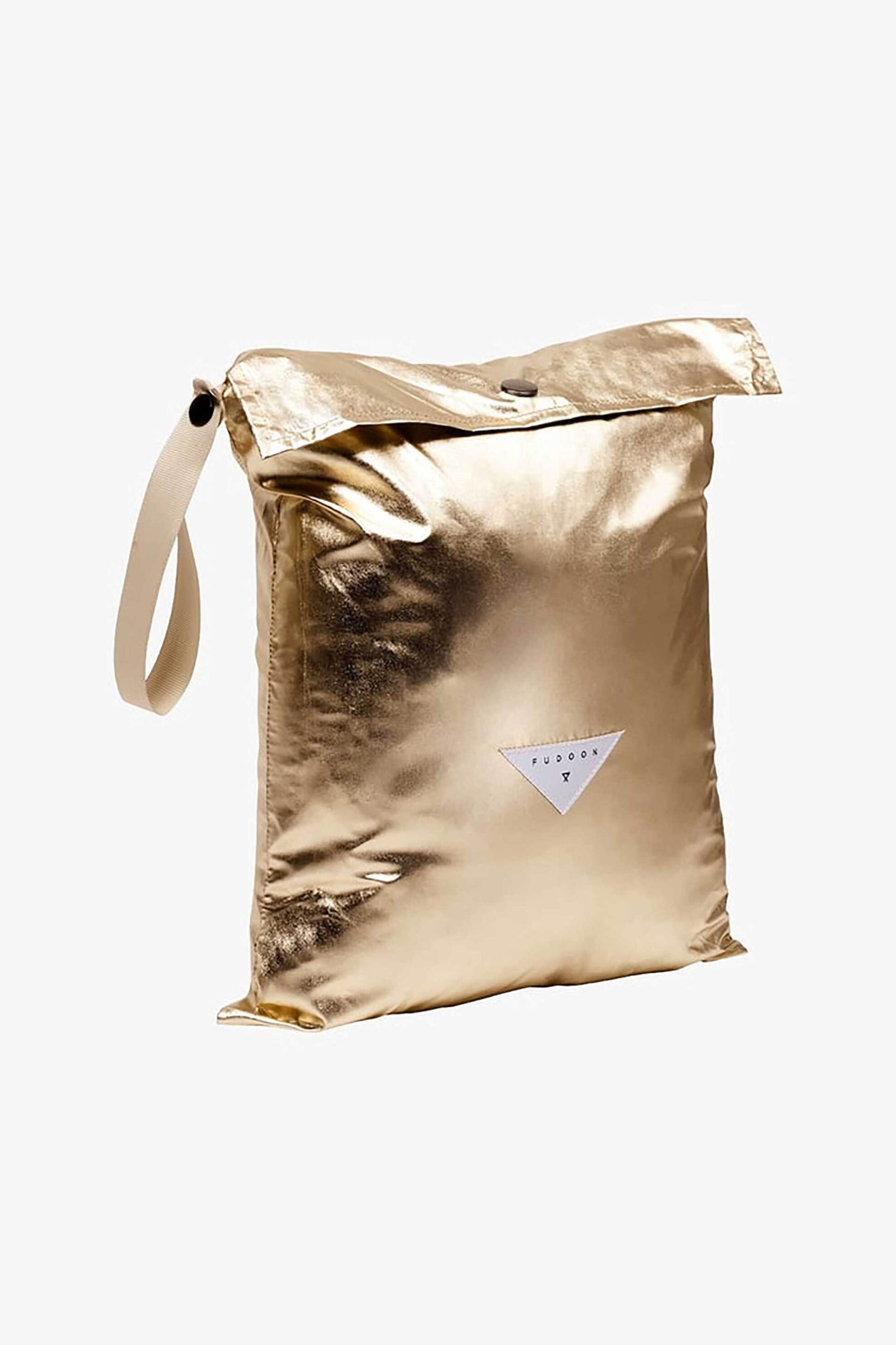 Fudoon γυναικείo μπoυφάν γιλέκο διπλής όψης - FD22-001-900 Μαύρο - Χρυσό φωτογραφία