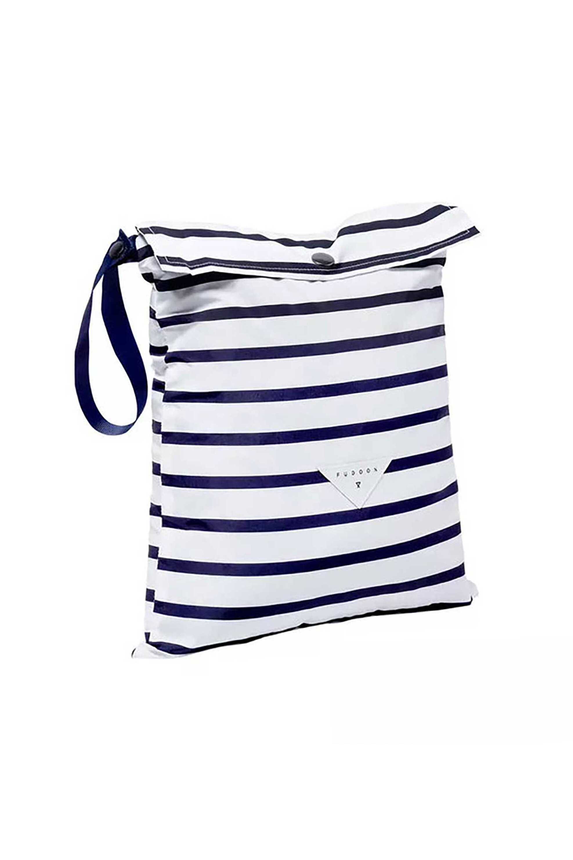 Fudoon γυναικείo μπoυφάν γιλέκο διπλής όψης - FD24-005-906 Λευκό - Μπλε φωτογραφία