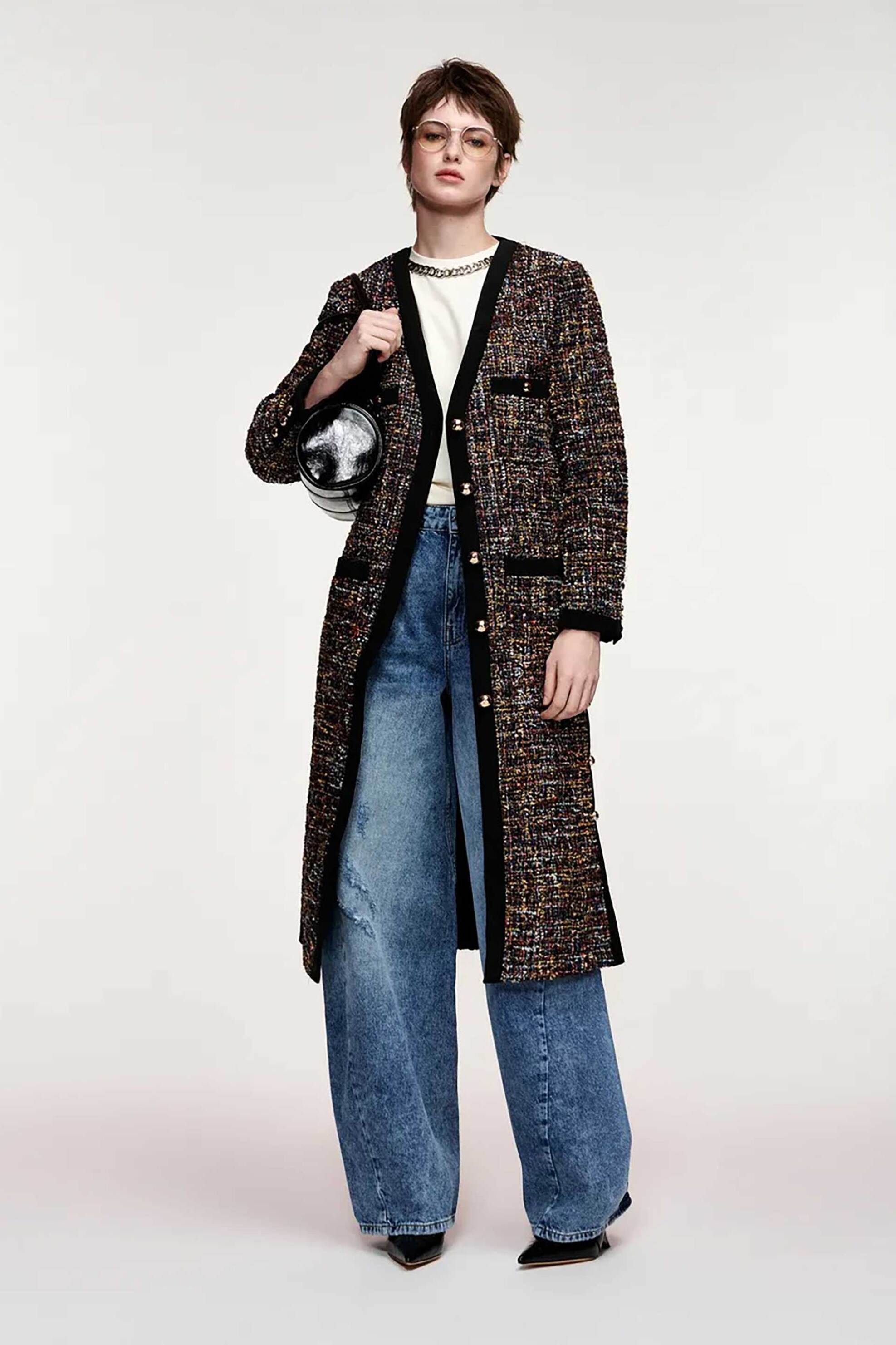 Essentiel Antwerp γυναικείο παλτό tweed 